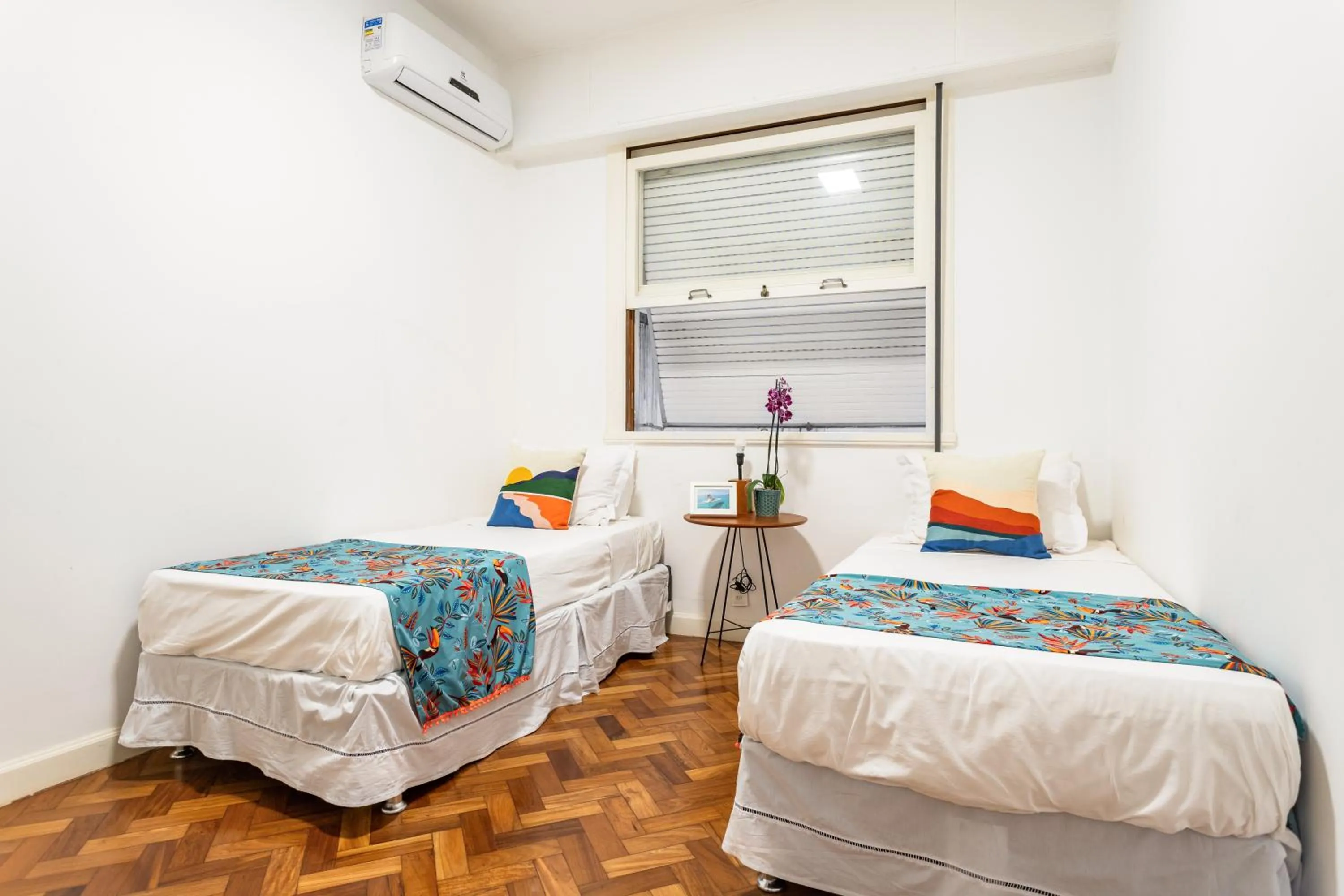 Bed in Unhotel - Charmoso Apartamento Temporada com 3 quartos em Copacabana