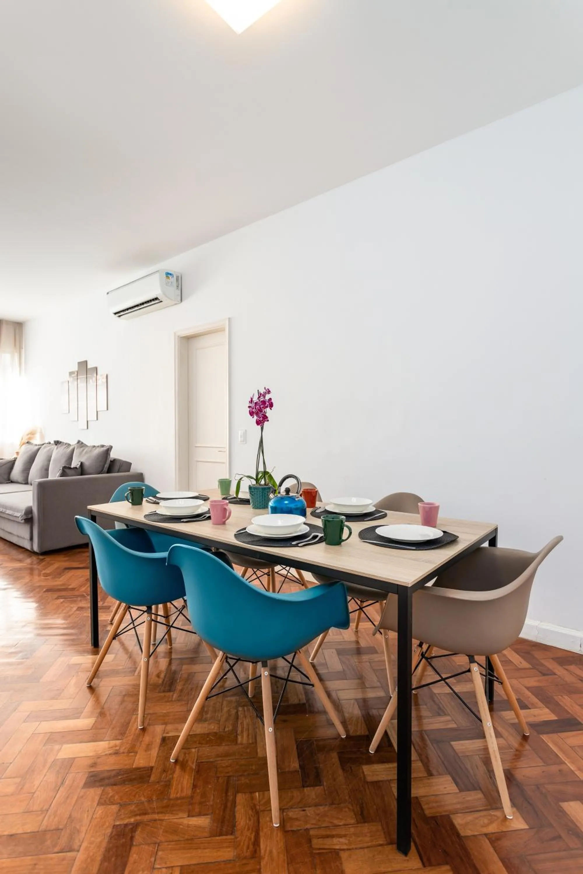 Living room in Unhotel - Charmoso Apartamento Temporada com 3 quartos em Copacabana