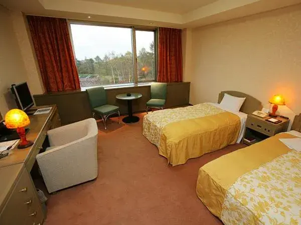 Photo of the whole room, Bed in Kiyosato Kogen Hotel Photo of the whole room, Bed in Kiyosato Kogen Hotel