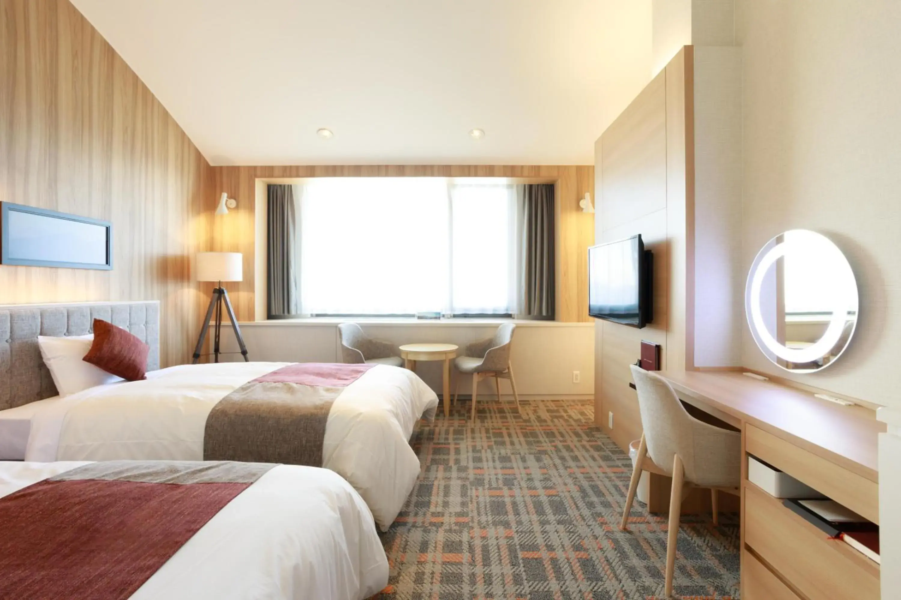 Bed in Kiyosato Kogen Hotel Bed in Kiyosato Kogen Hotel