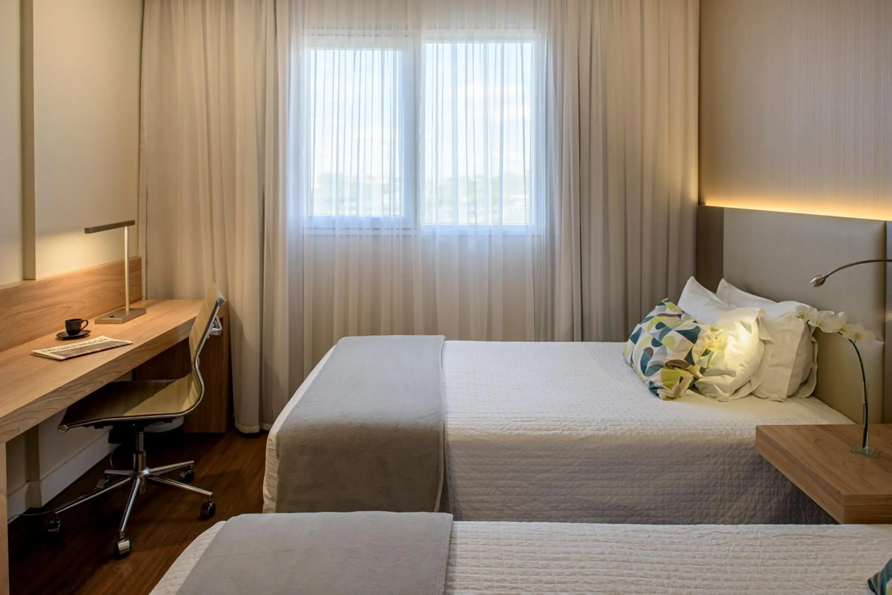 Bed in Rio Hotel by Bourbon Campinas Bed in Rio Hotel by Bourbon Campinas
