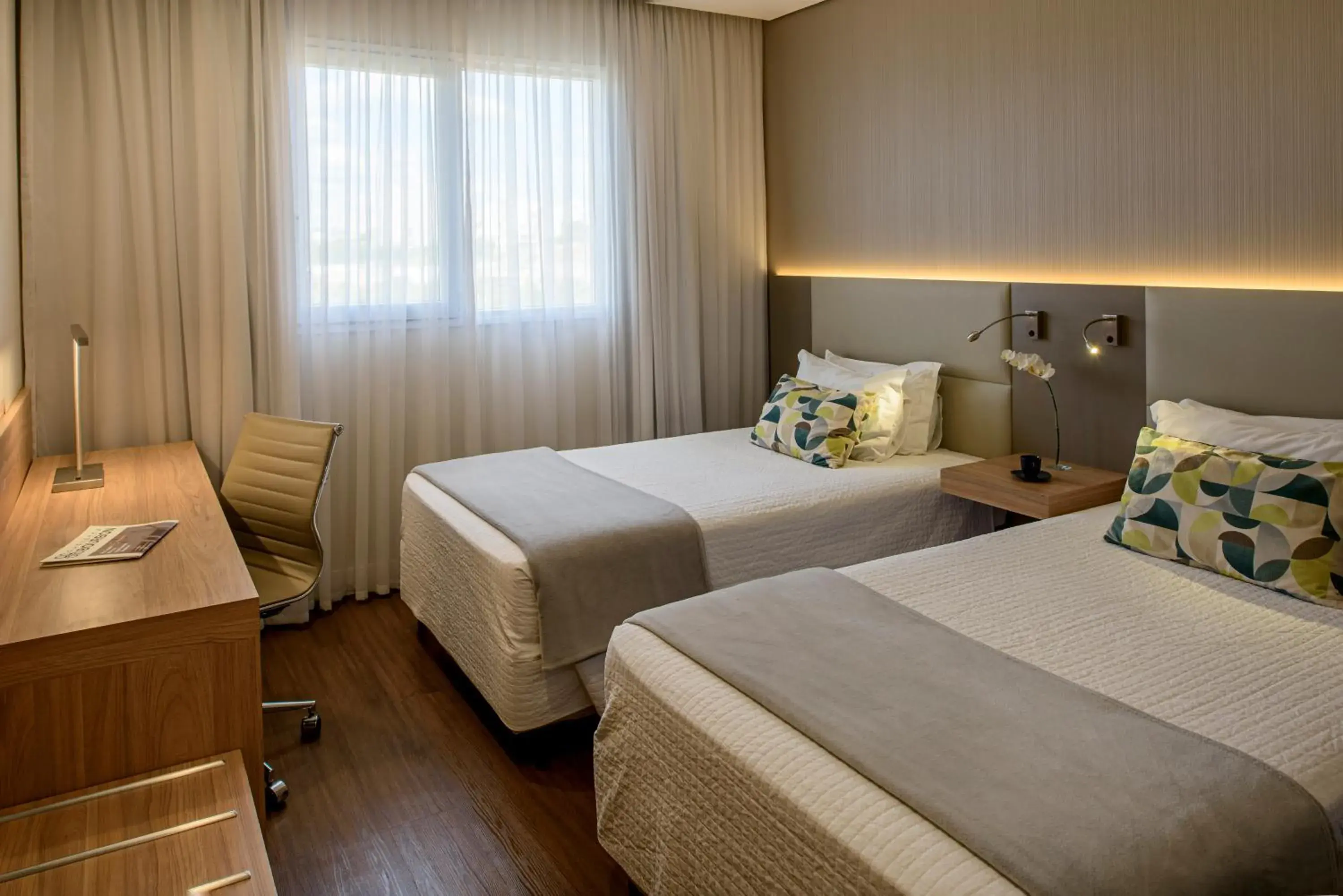 Bed in Rio Hotel by Bourbon Campinas Bed in Rio Hotel by Bourbon Campinas
