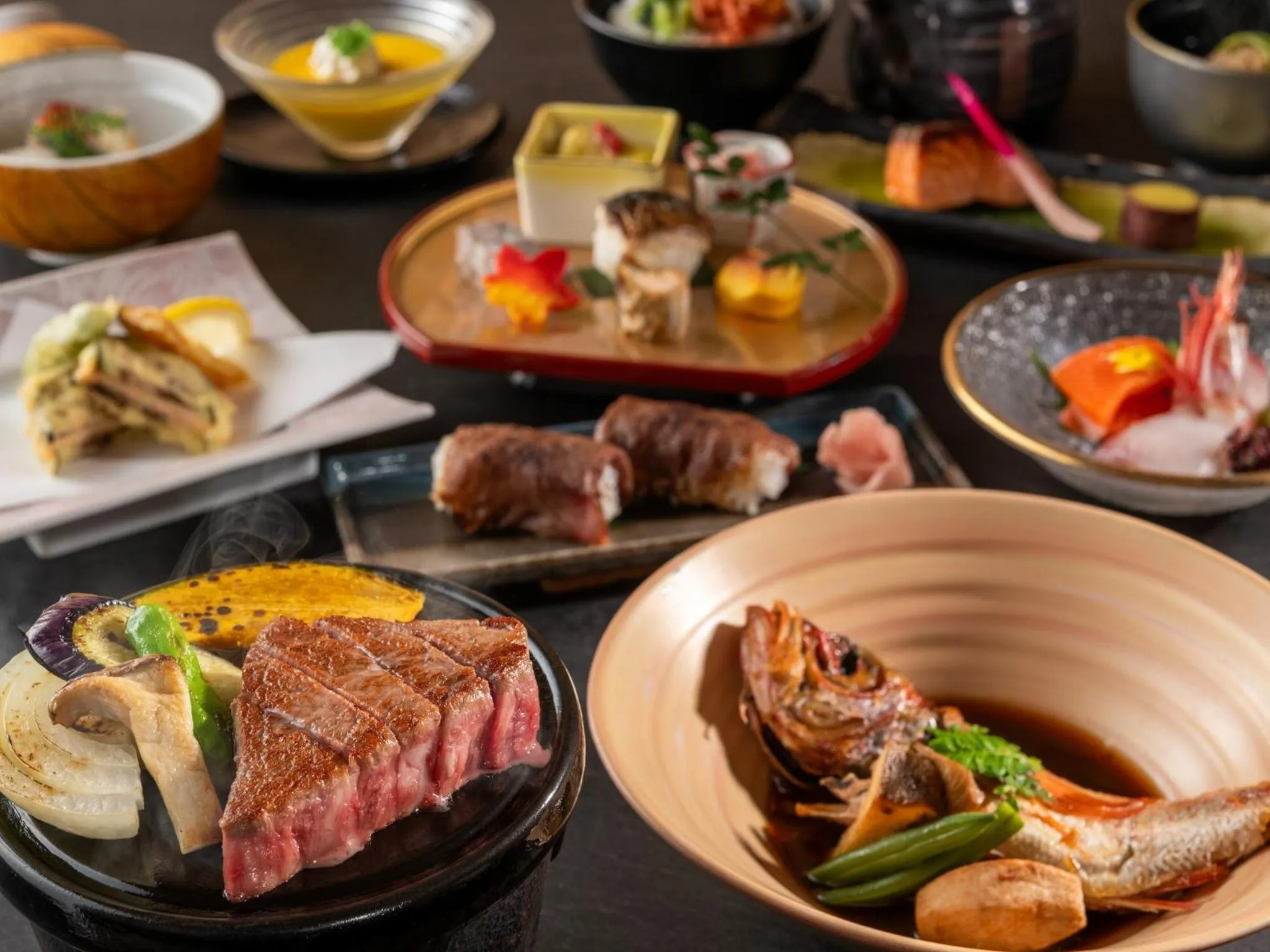 Dinner in Takayama Wan Wan Paradise Hotel & Cottage