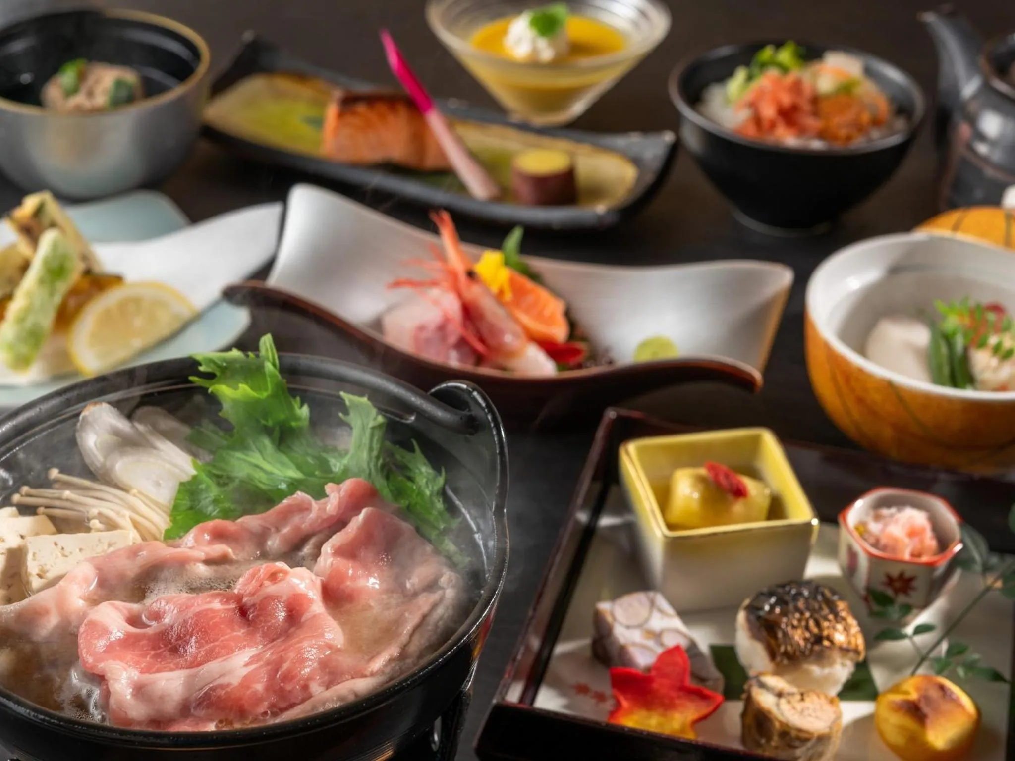 Dinner in Takayama Wan Wan Paradise Hotel & Cottage