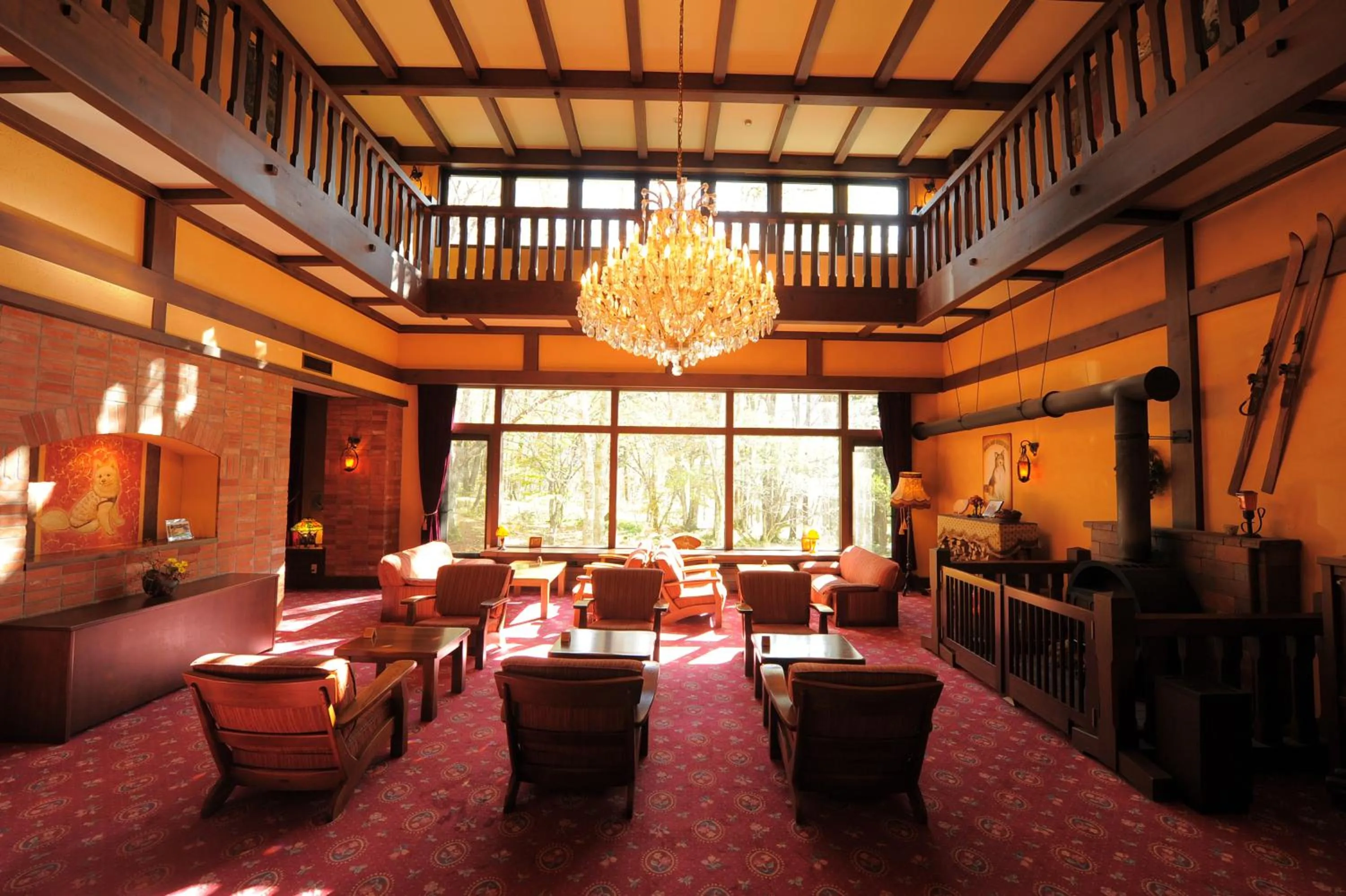 Lobby or reception in Takayama Wan Wan Paradise Hotel & Cottage