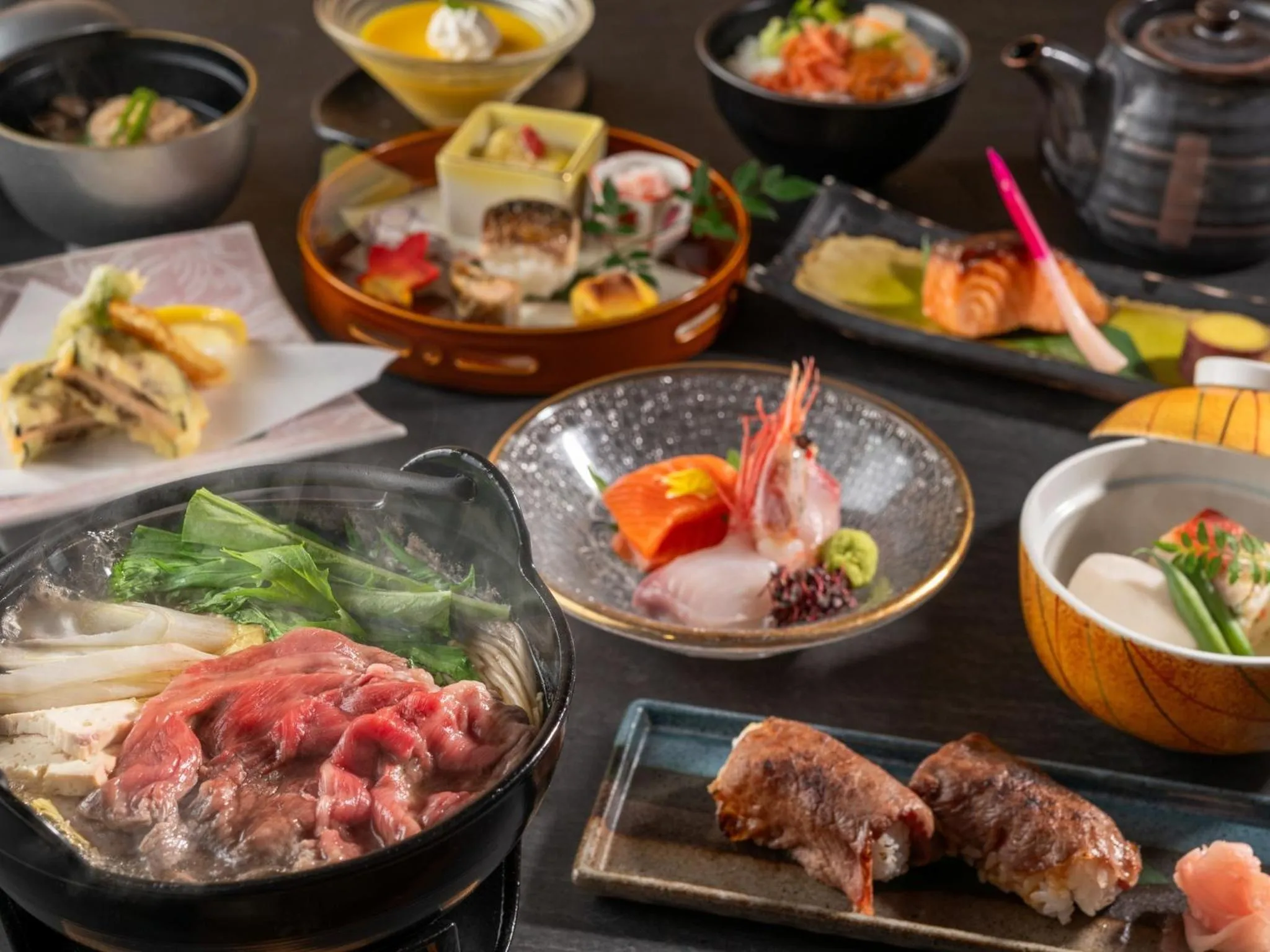 Dinner in Takayama Wan Wan Paradise Hotel & Cottage