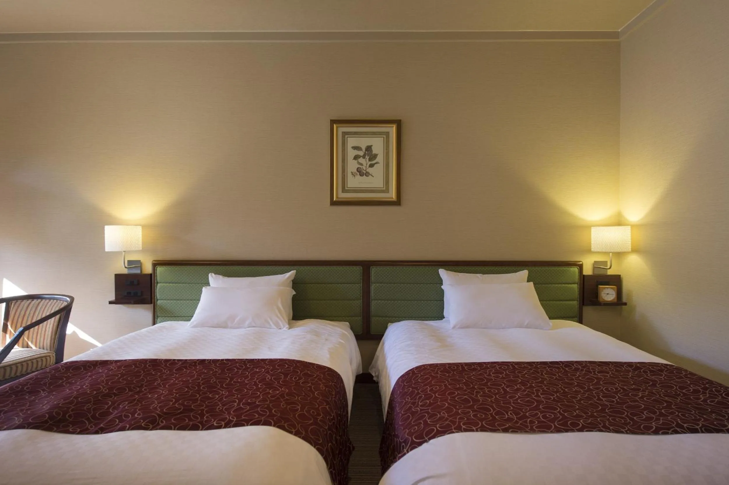 Bed in Takayama Wan Wan Paradise Hotel & Cottage