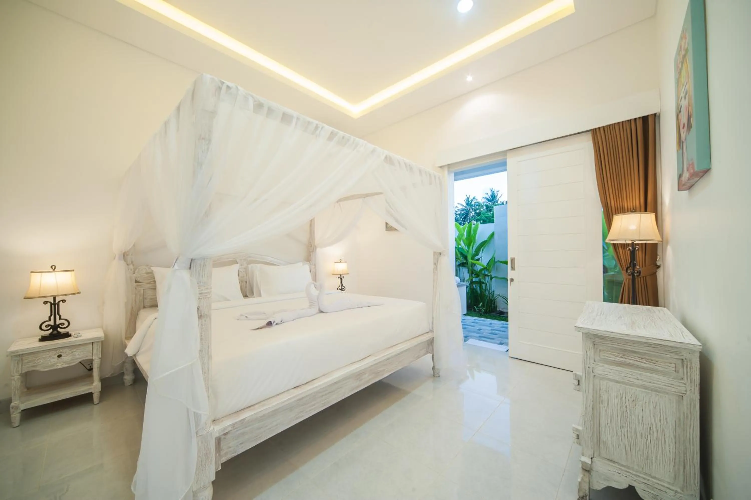 Bed in Villa Tirta Padi 2 Ubud