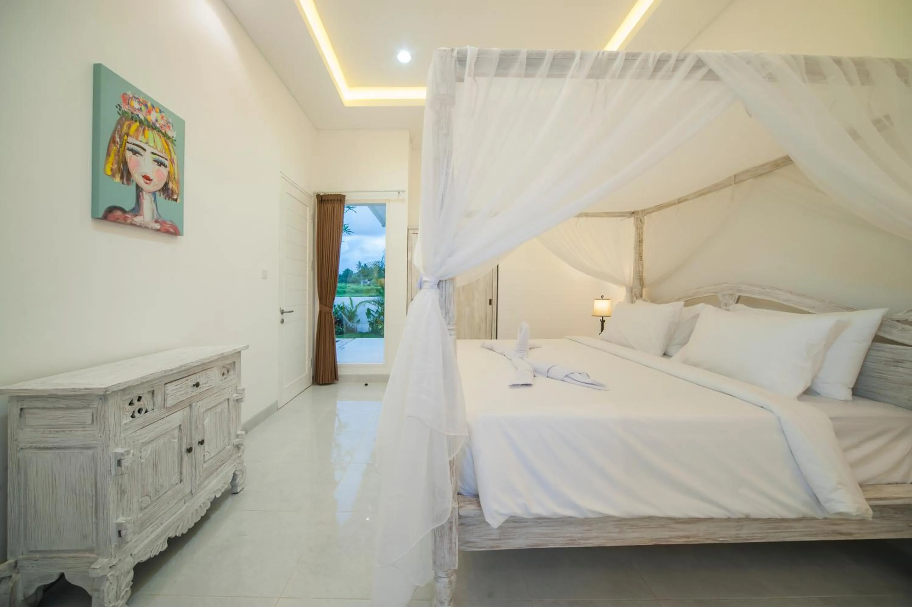 Bed in Villa Tirta Padi 2 Ubud