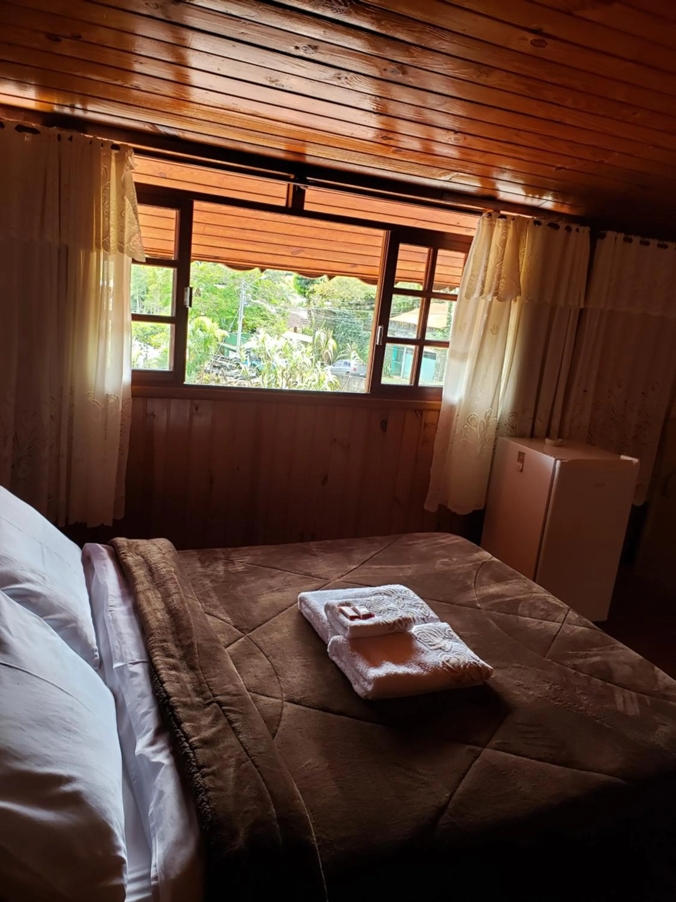 Bed in Pousada Bem Te Vi Lumiar