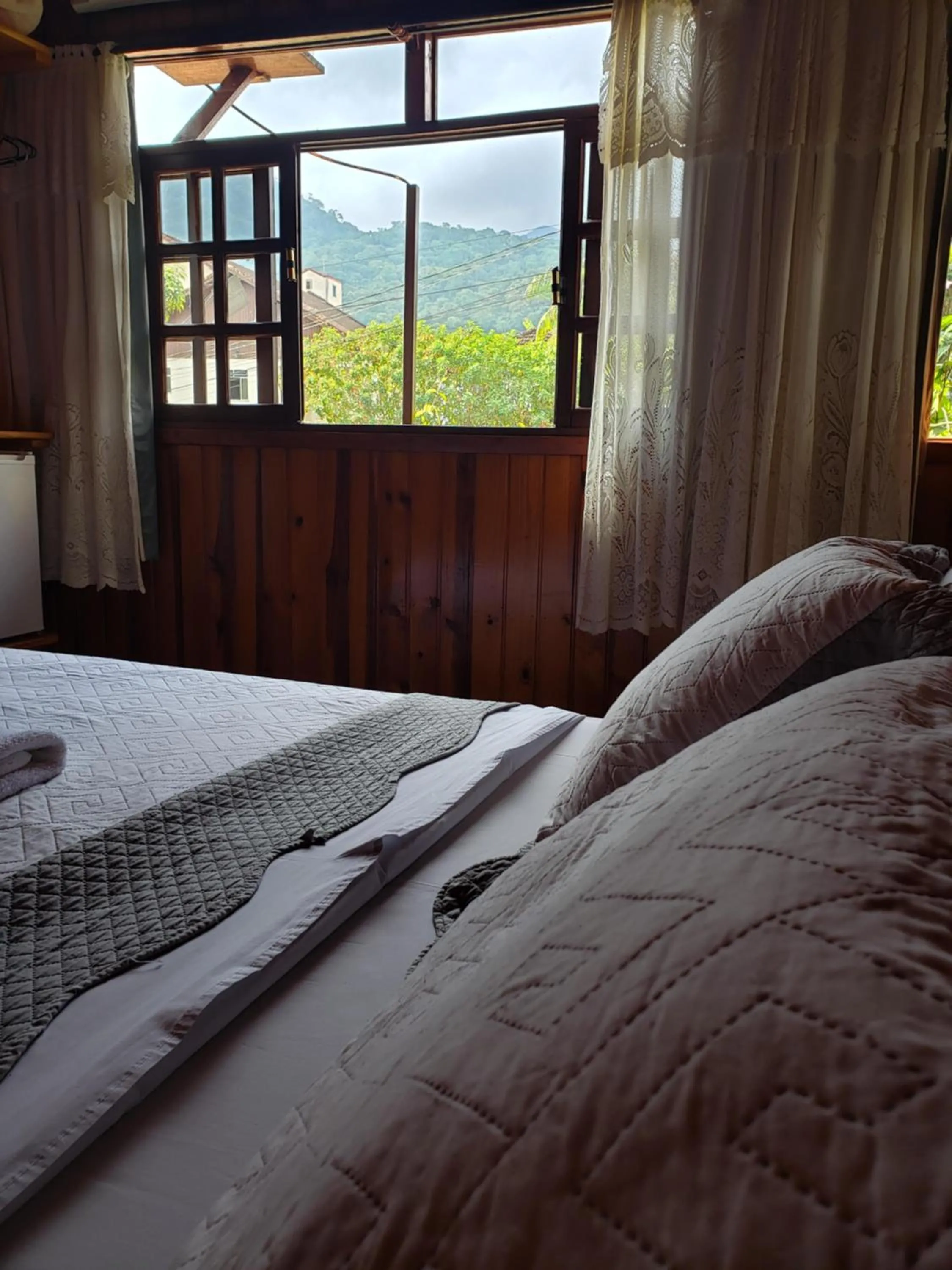 Bed in Pousada Bem Te Vi Lumiar