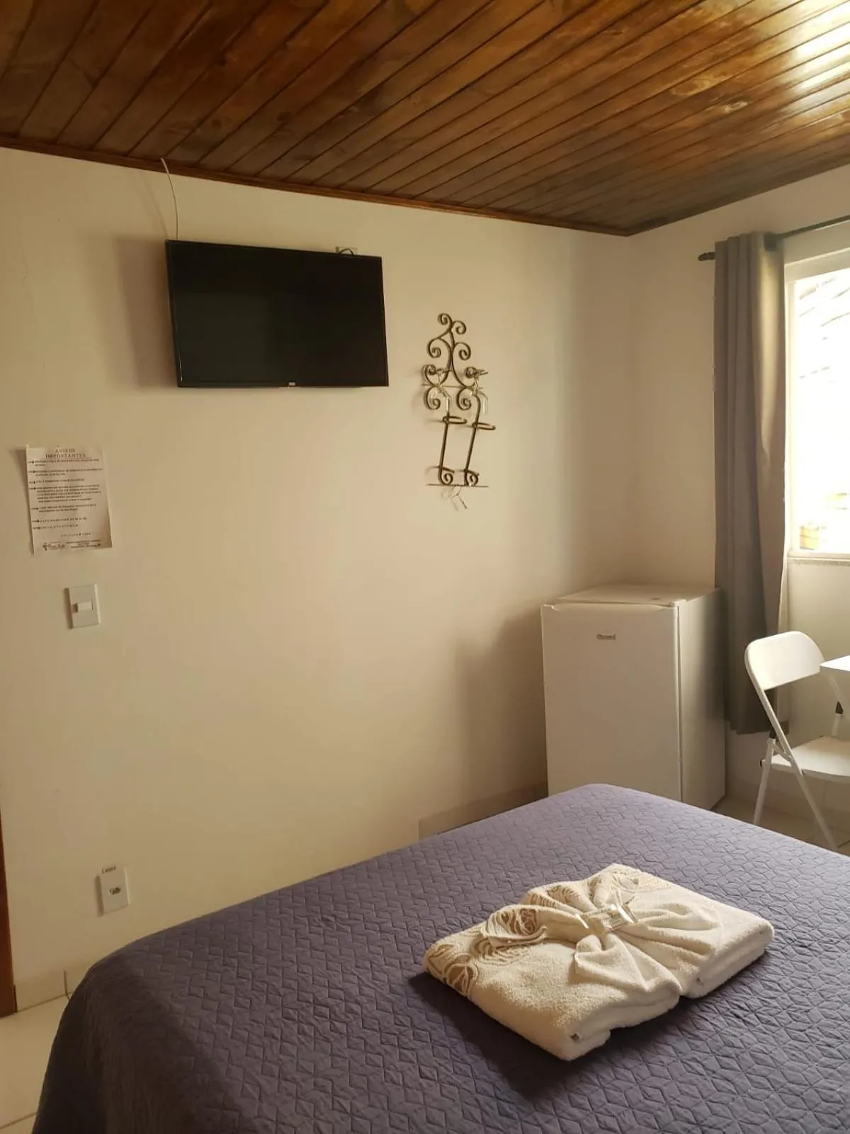 TV and multimedia, Bed in Pousada Bem Te Vi Lumiar
