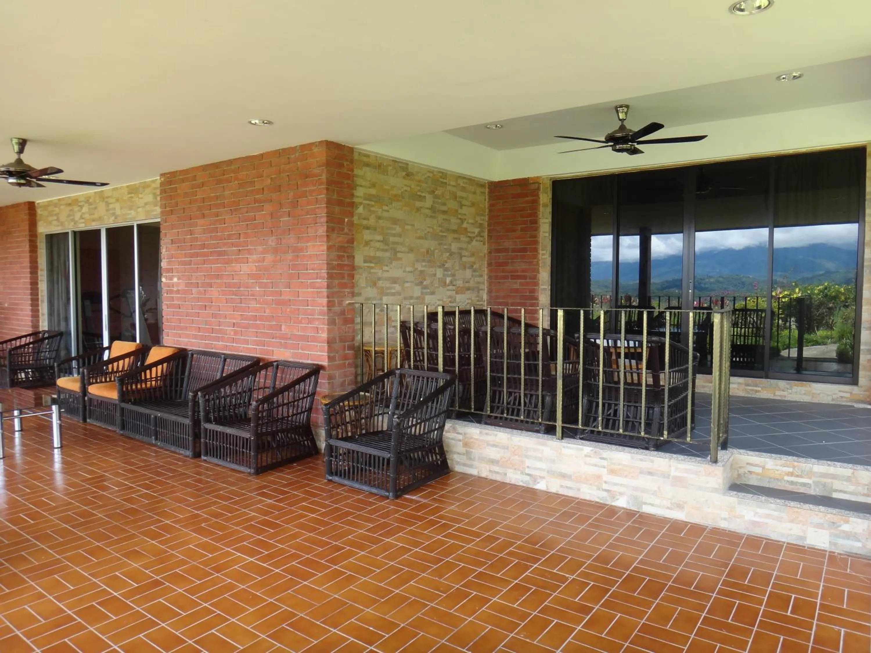 Patio in Sabah Tea Resort