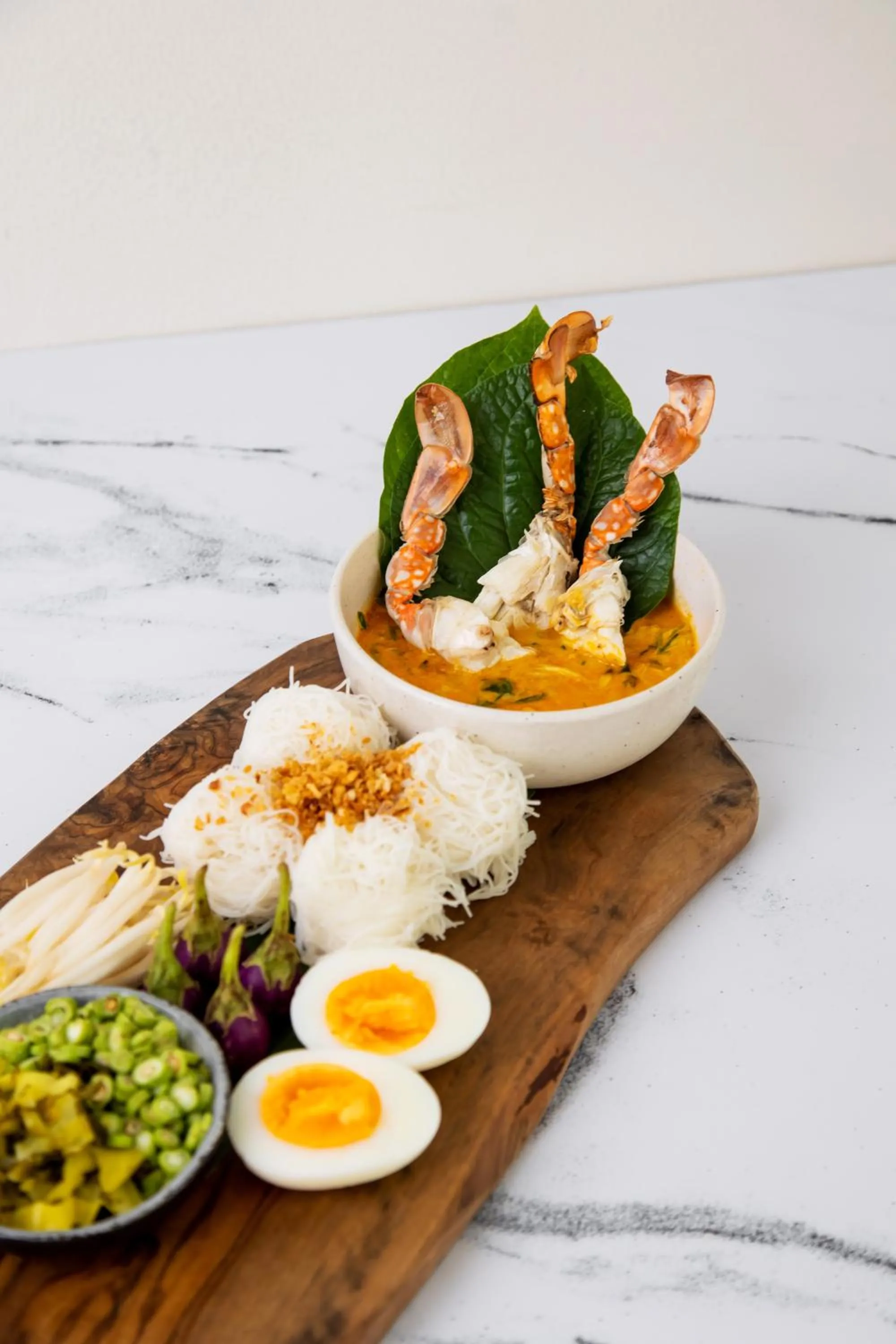 Food close-up in Sala Rattanakosin Bangkok