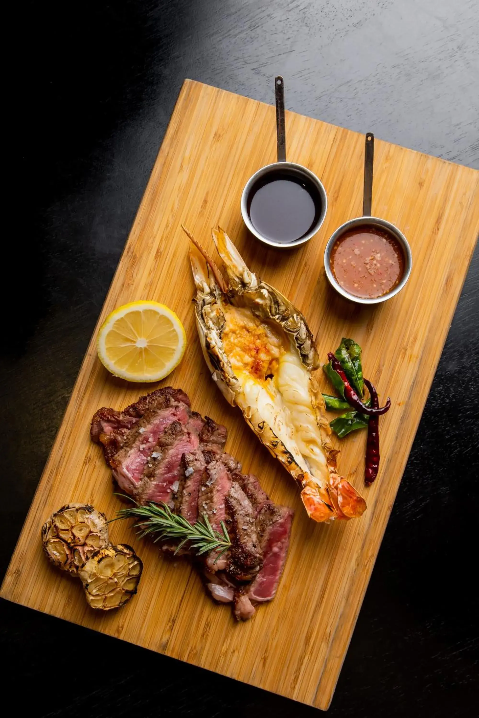 Food close-up in Sala Rattanakosin Bangkok Food close-up in Sala Rattanakosin Bangkok