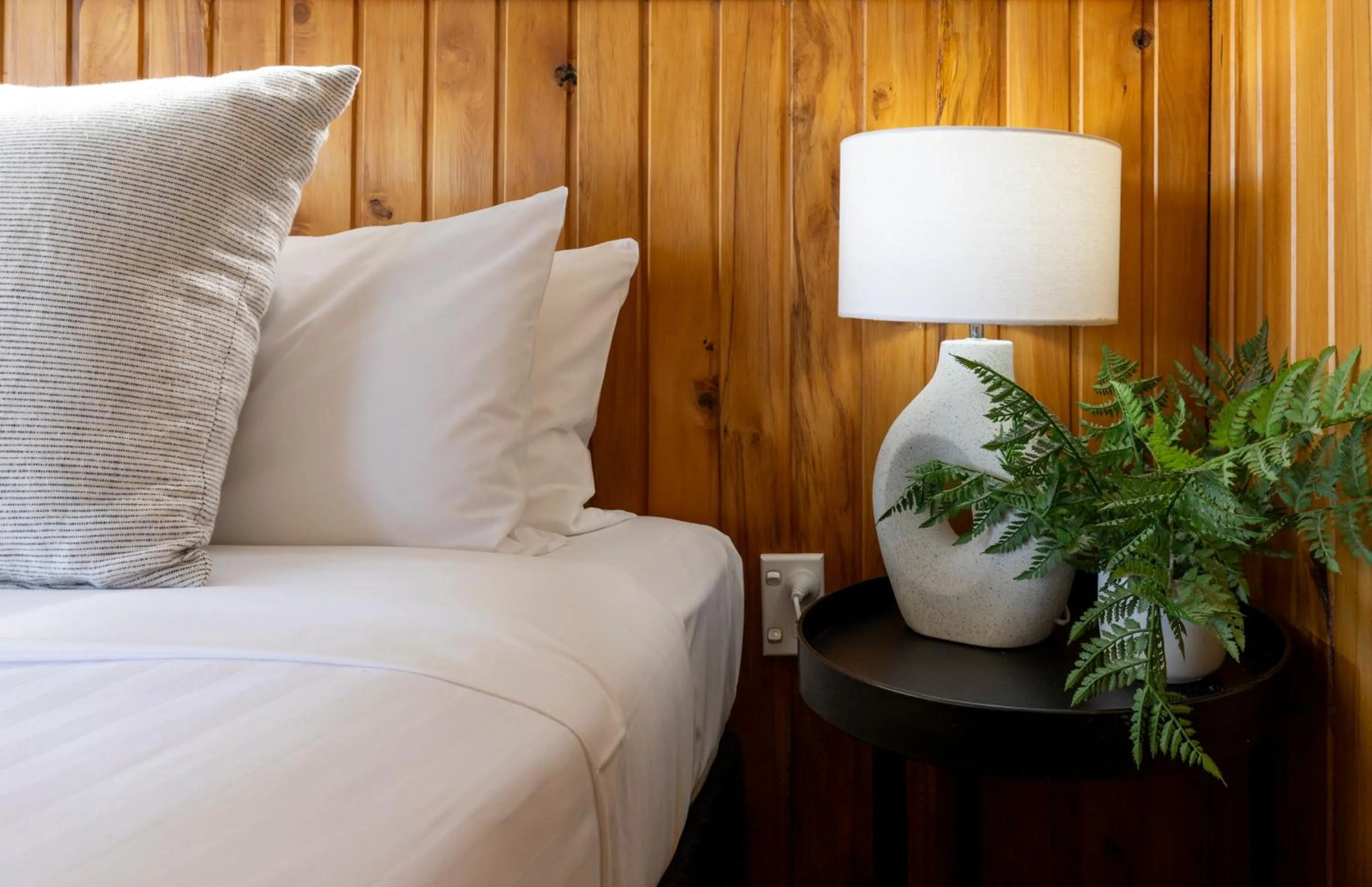 Bed in Punakaiki Beachfront Motels