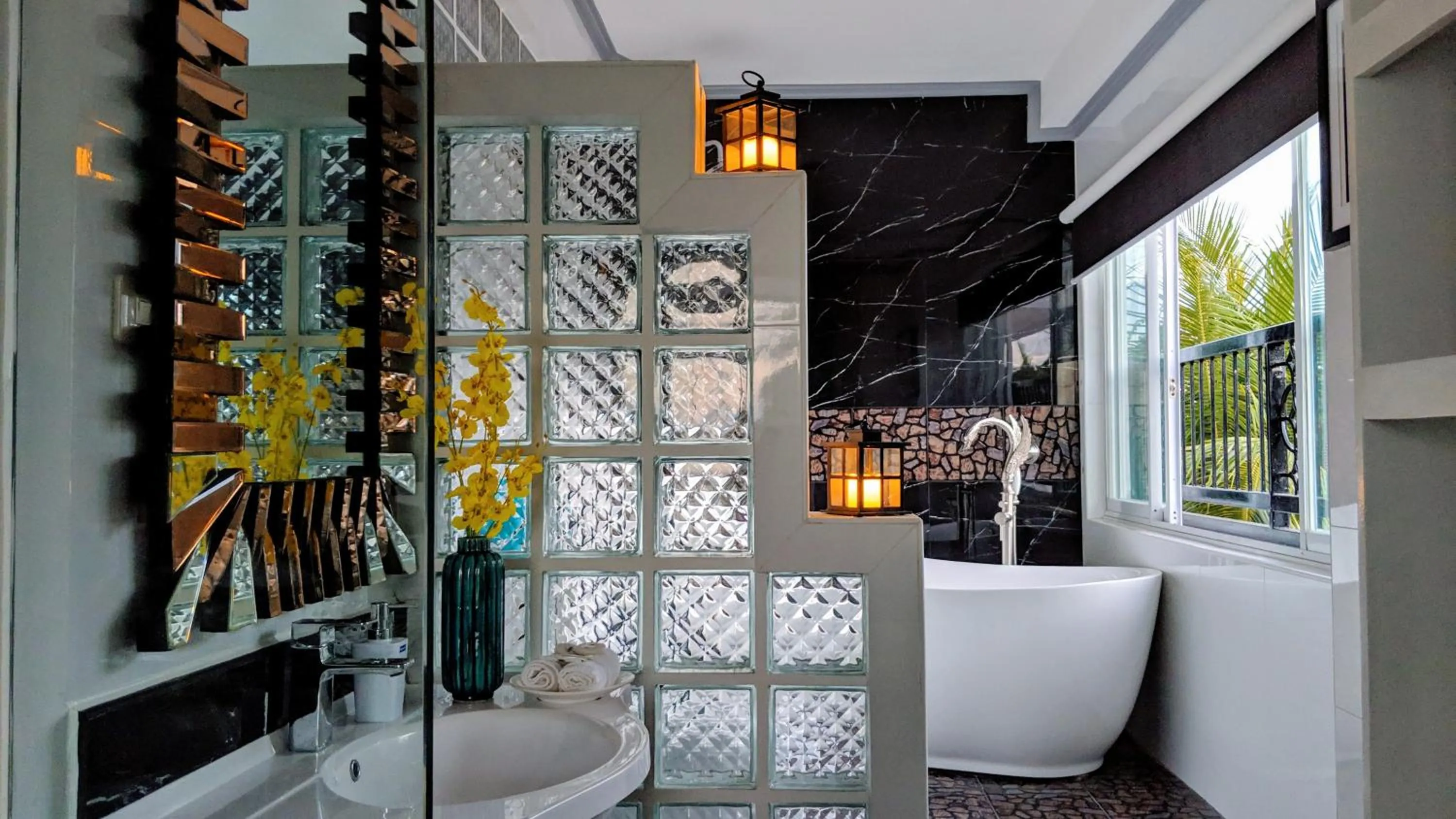 Bathroom in Bohol South Beach Hotel