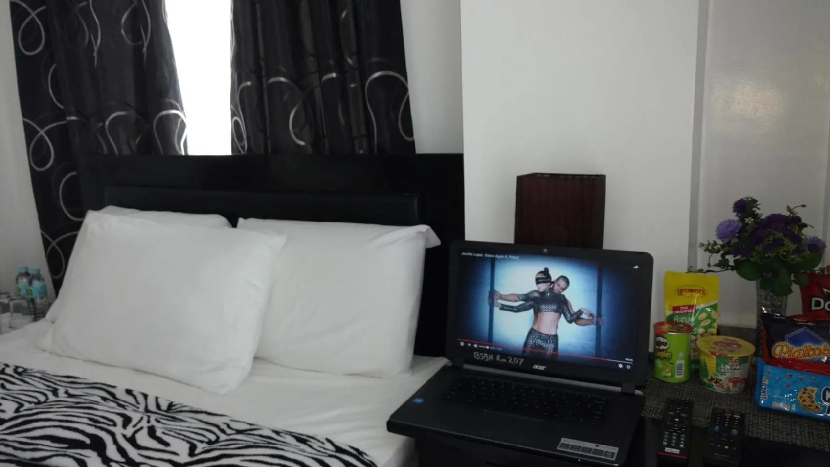 Toilet, Bed in Bohol South Beach Hotel