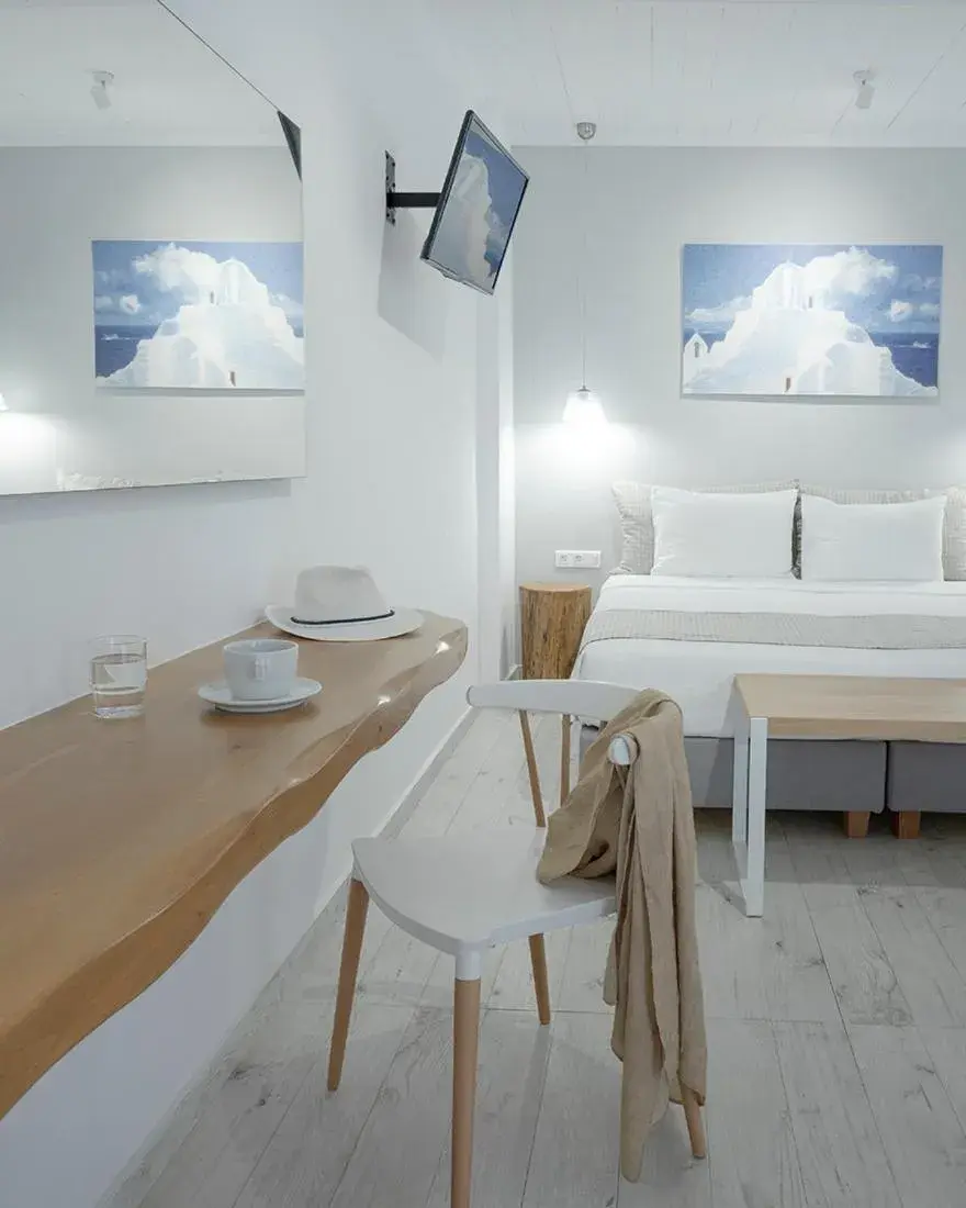 Bed in Mykonos Essence Adults Only Bed in Mykonos Essence Adults Only