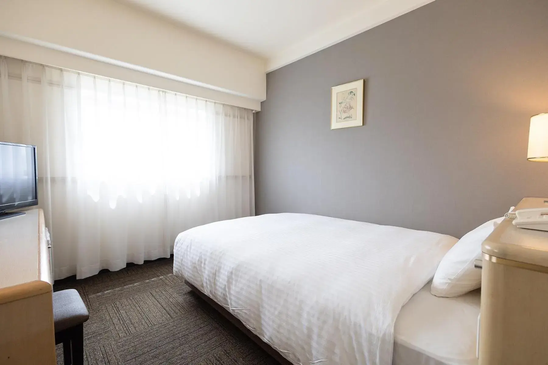 Double Room with Small Double Bed - Non-Smoking in Tottori Washington Hotel Plaza Double Room with Small Double Bed - Non-Smoking in Tottori Washington Hotel Plaza