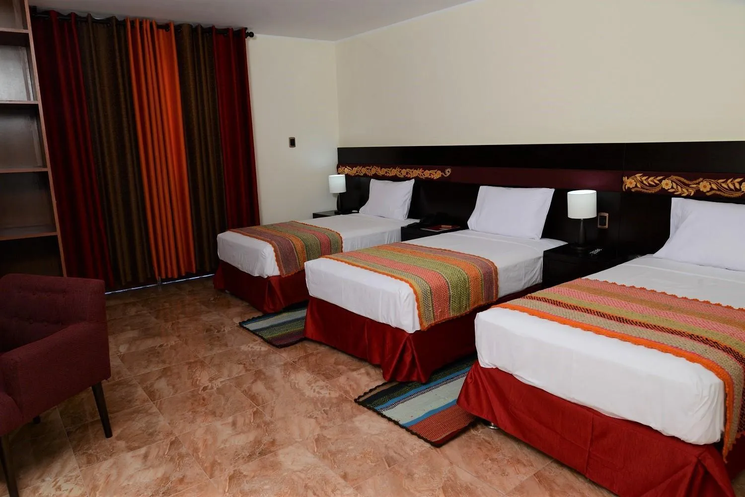 Bed in Altipacha Ayacucho Hotel