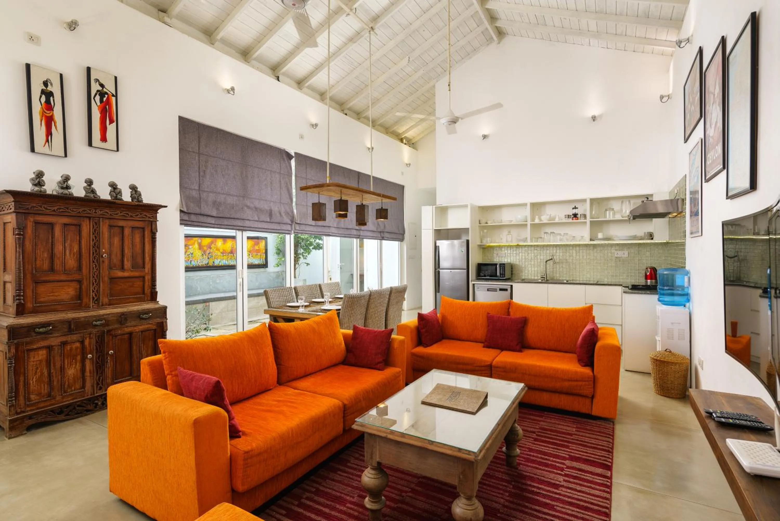 Seating area in Angam Villas Colombo