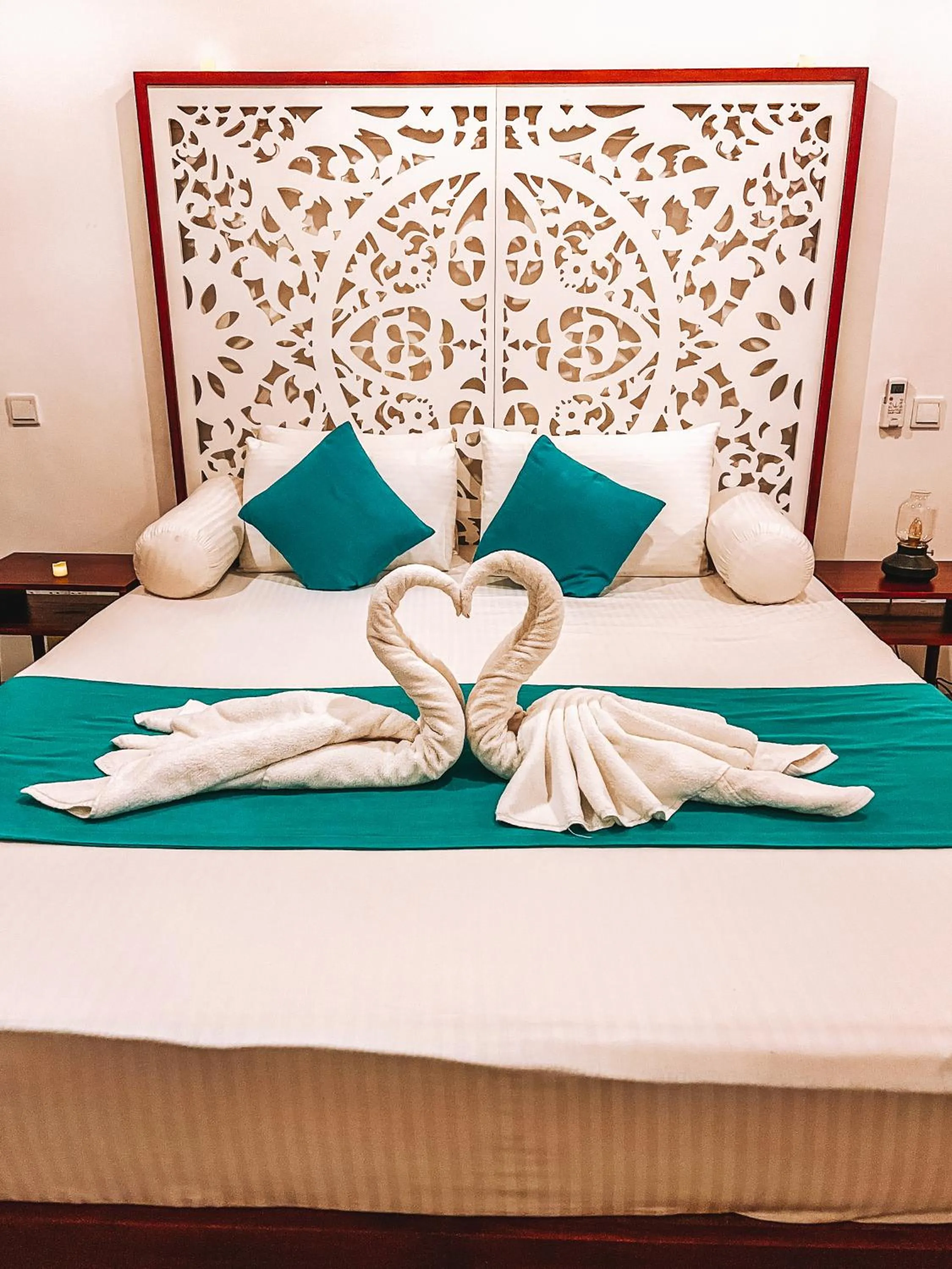 Bed in Angam Villas Colombo