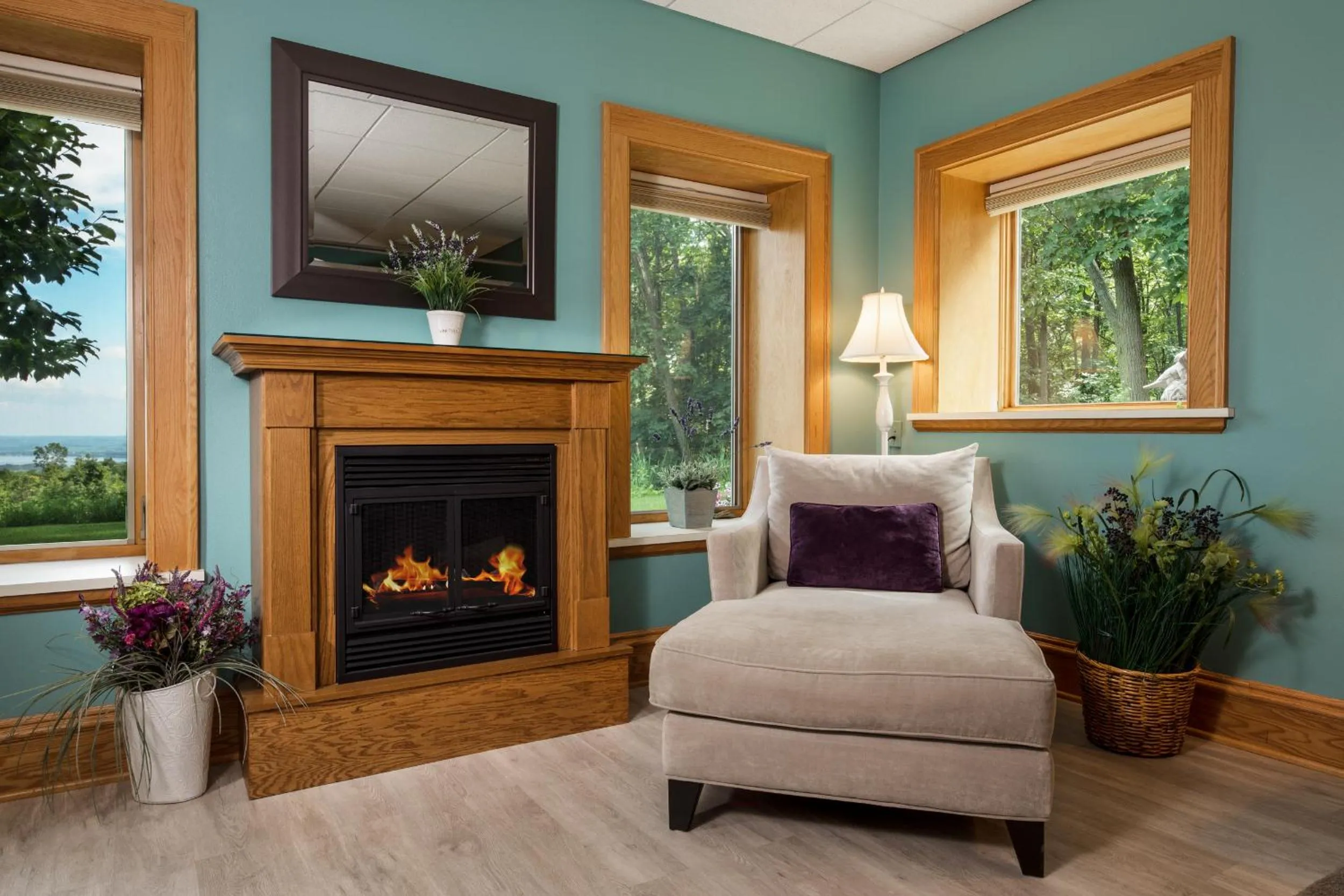 Seating area in INN AT WAWANISSEE POINT