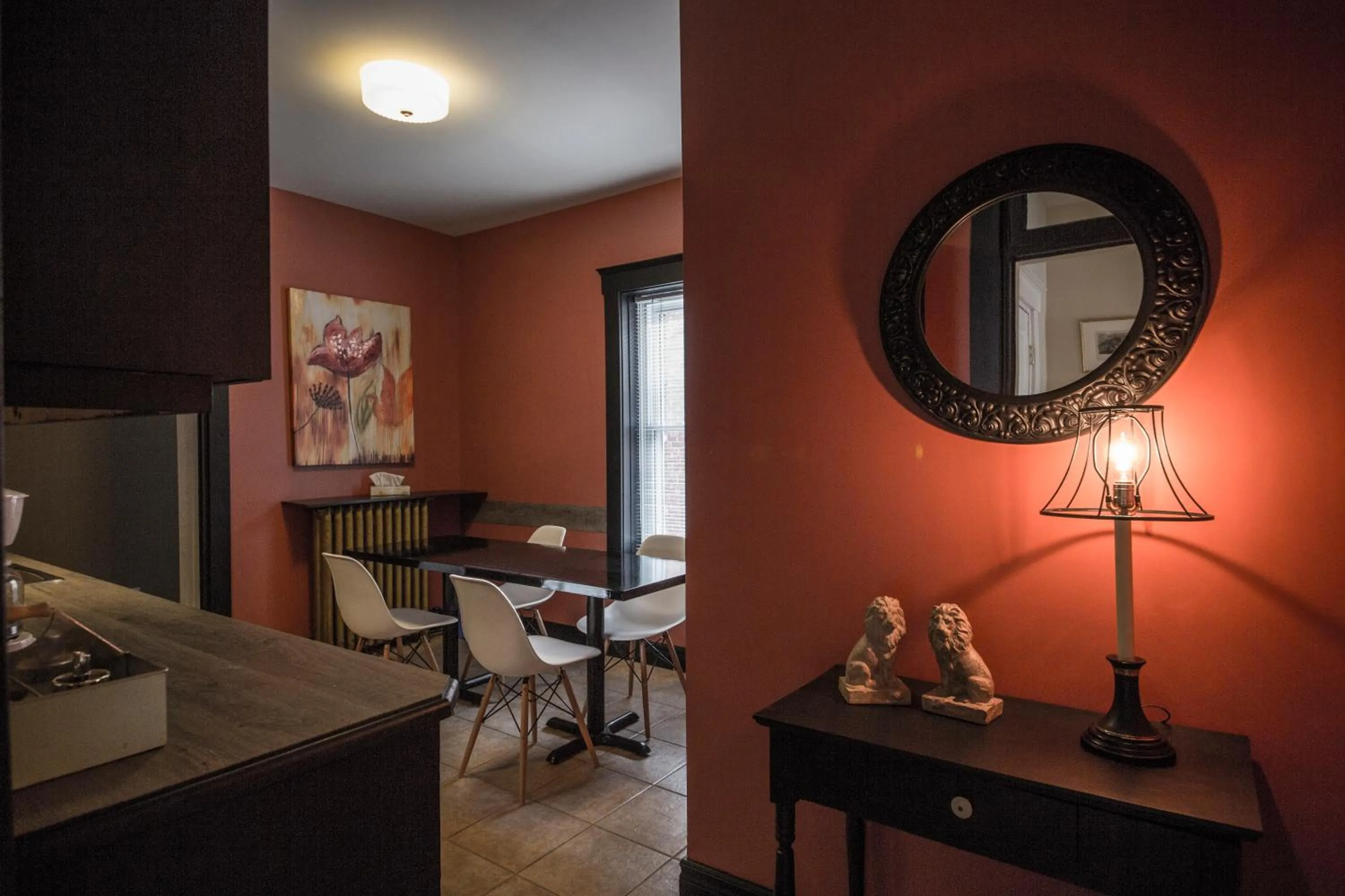 Kitchen or kitchenette in Auberge aux Deux Lions