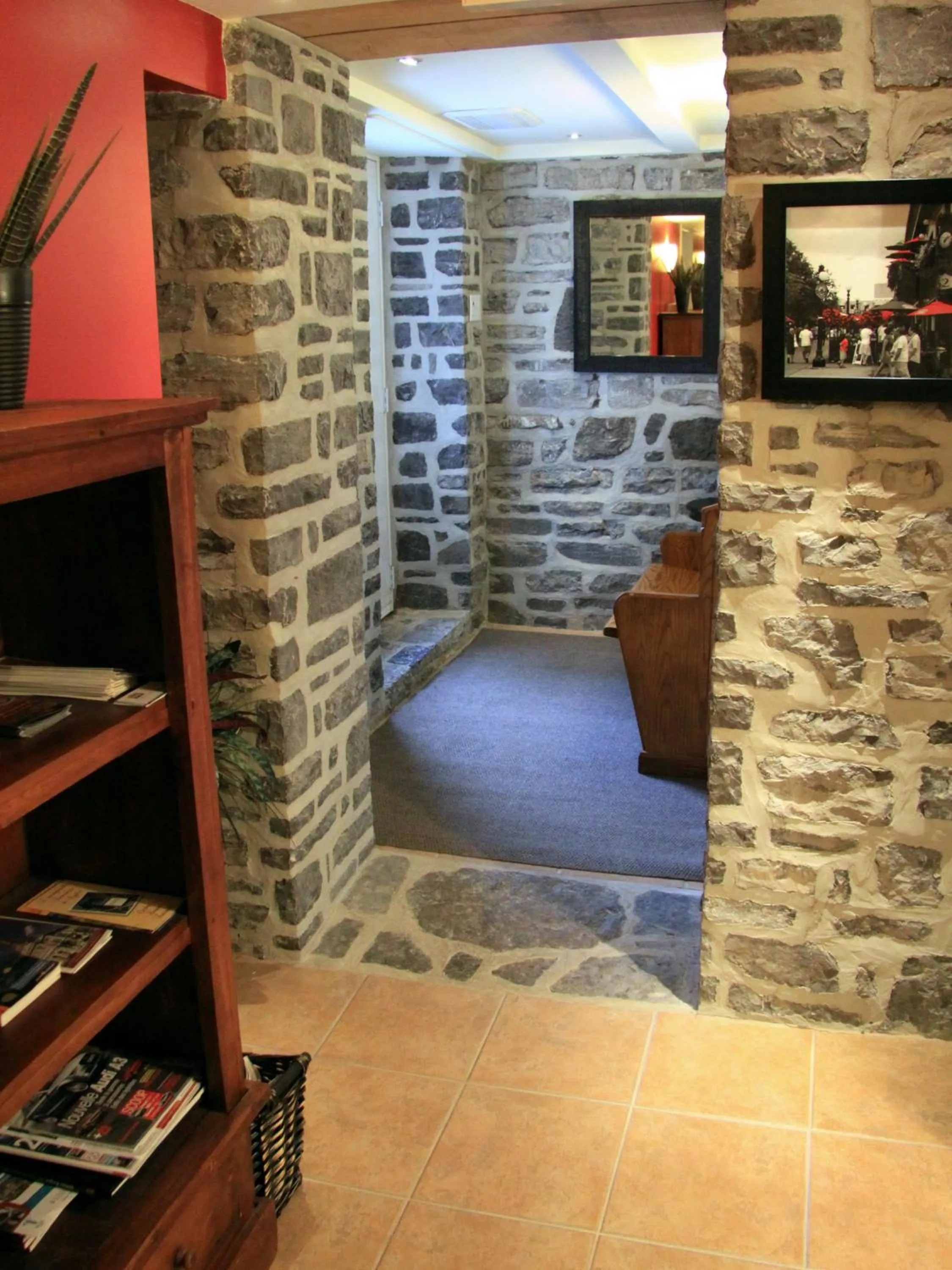 Lobby or reception in Auberge aux Deux Lions