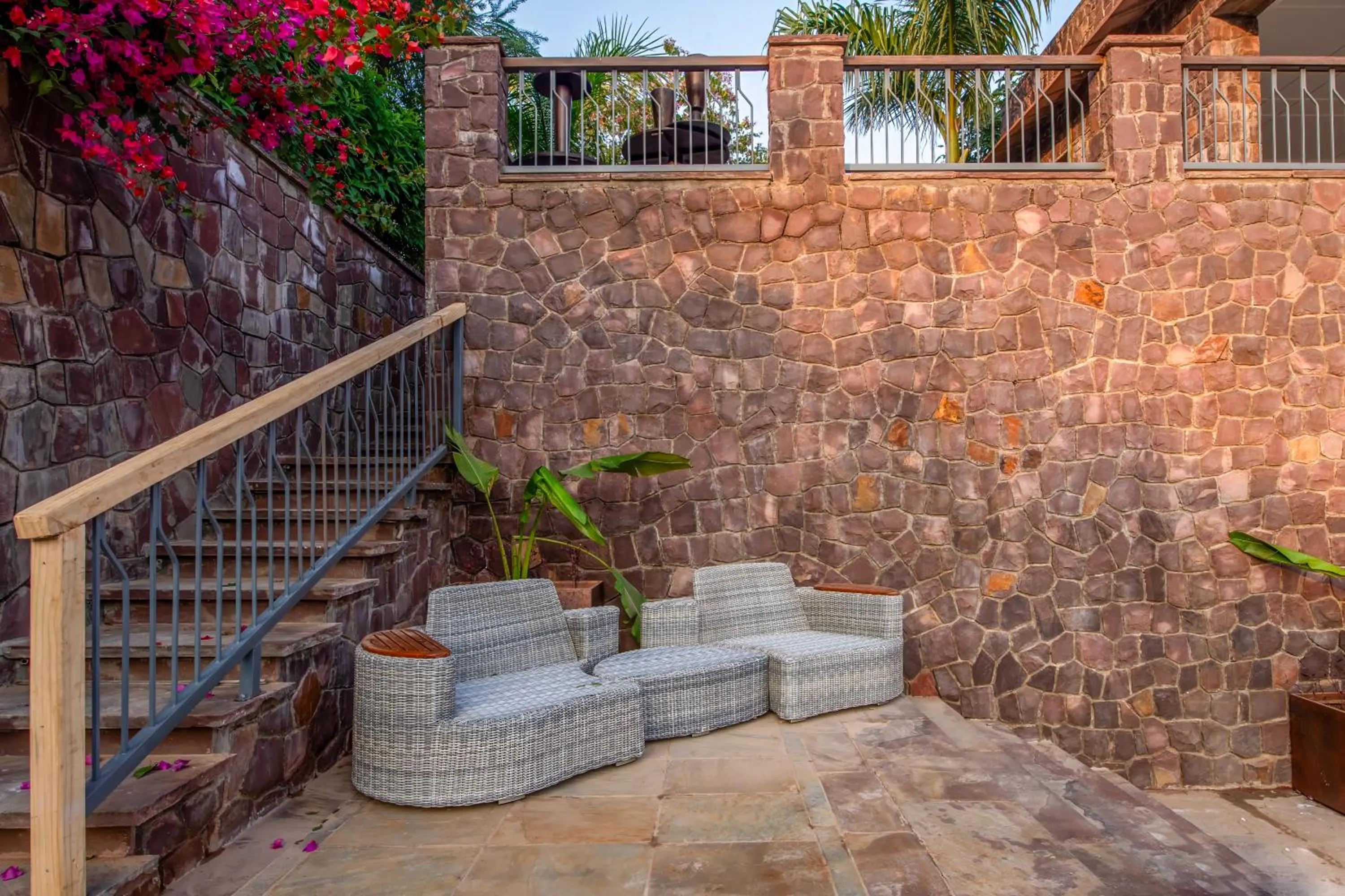 Patio in Taj Sawai,Ranthambore