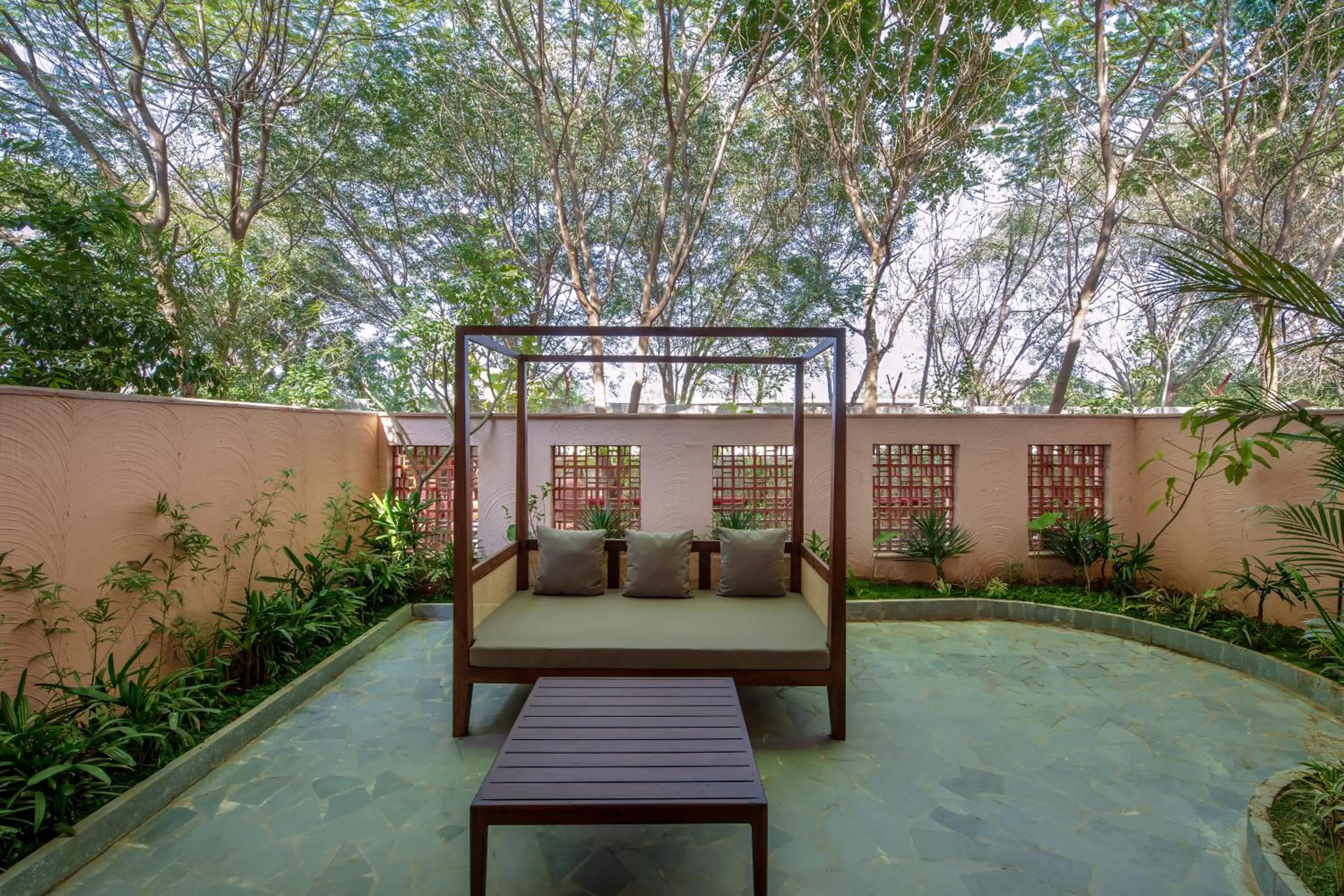 Seating area in Taj Sawai,Ranthambore