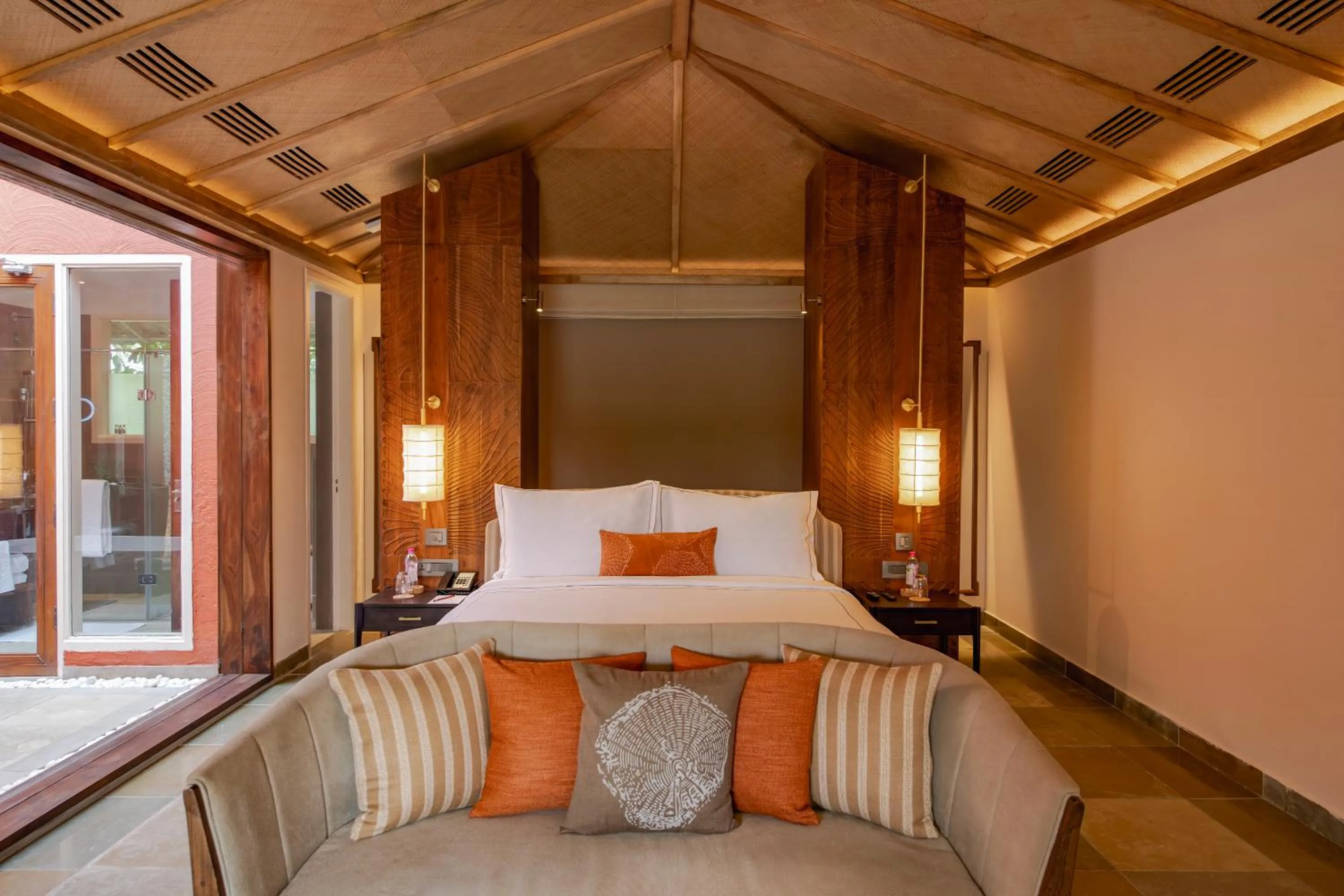 Bedroom, Bed in Taj Sawai,Ranthambore