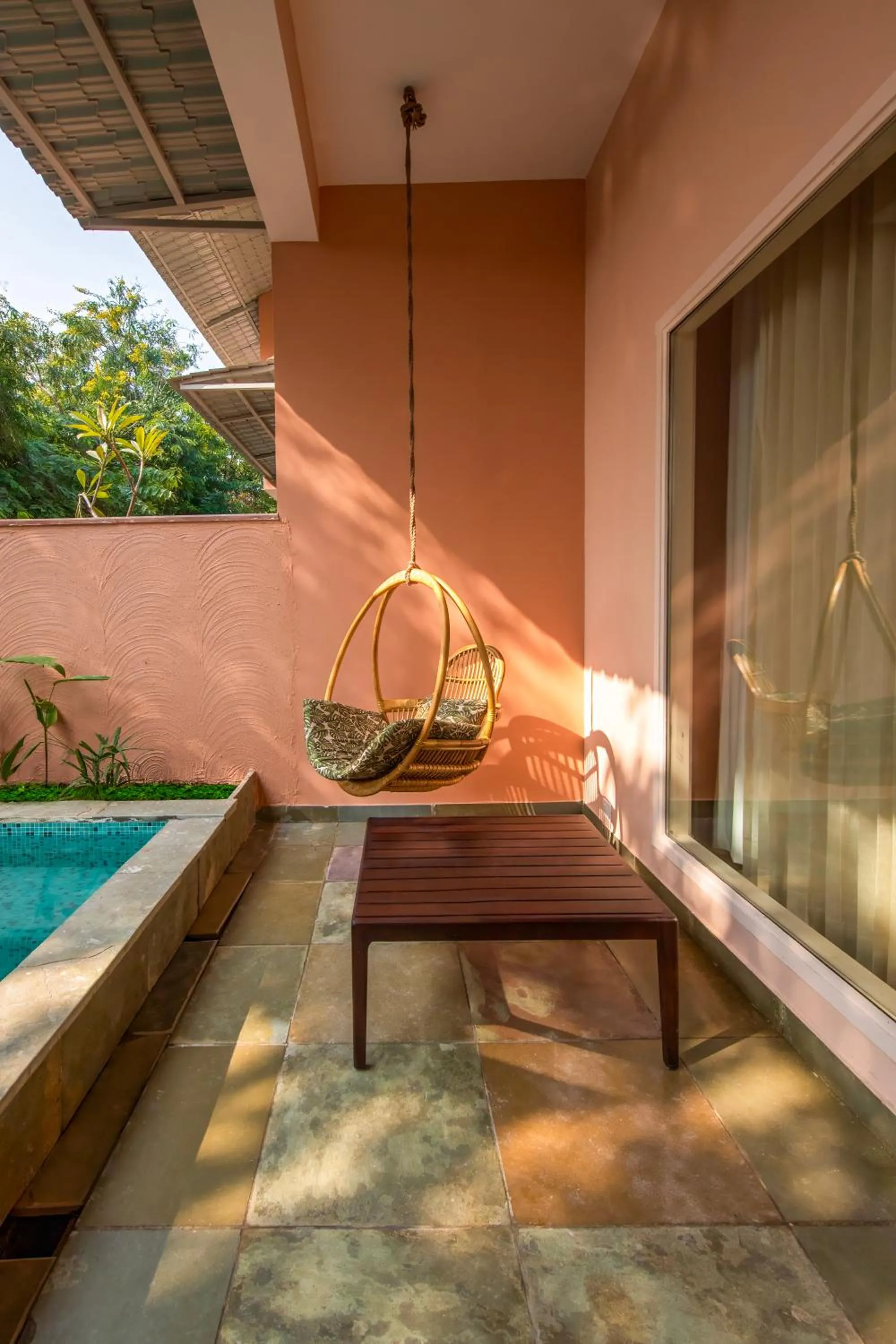 Swimming pool in Taj Sawai,Ranthambore