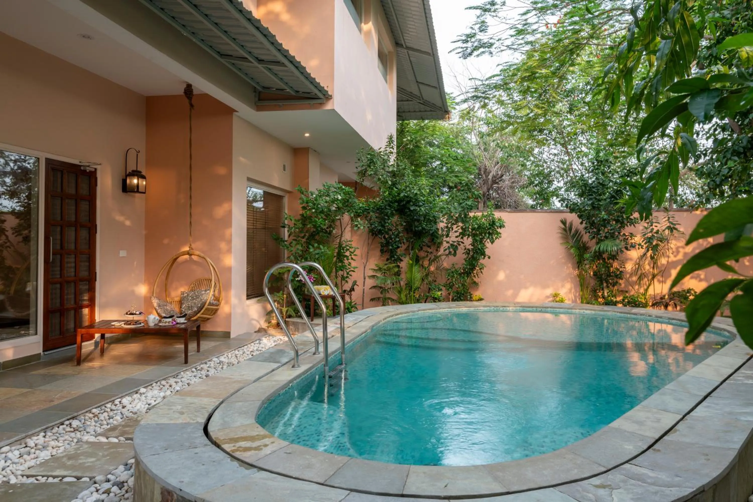 Swimming pool in Taj Sawai,Ranthambore
