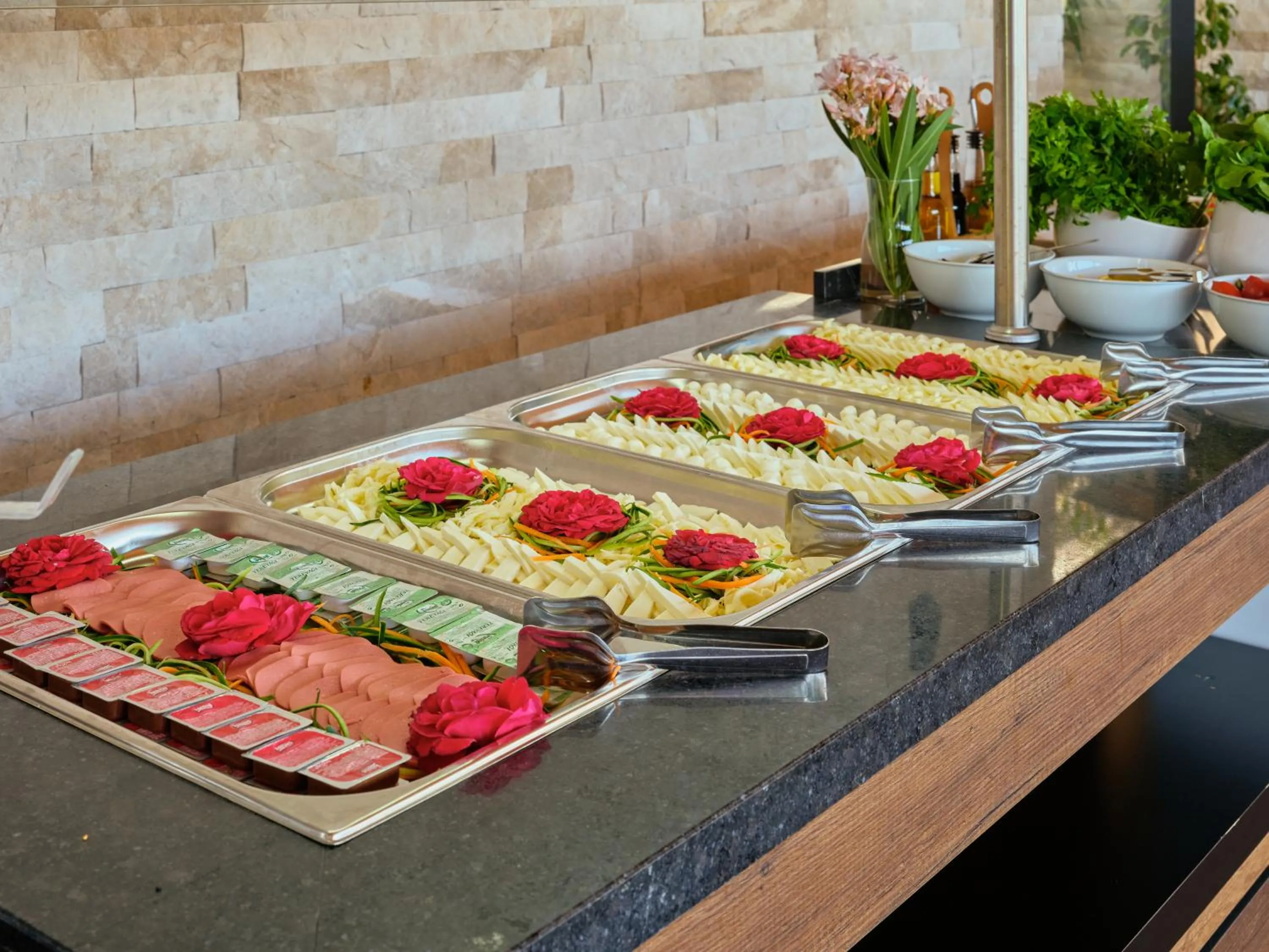 Buffet breakfast in Kaş Köy Hotel