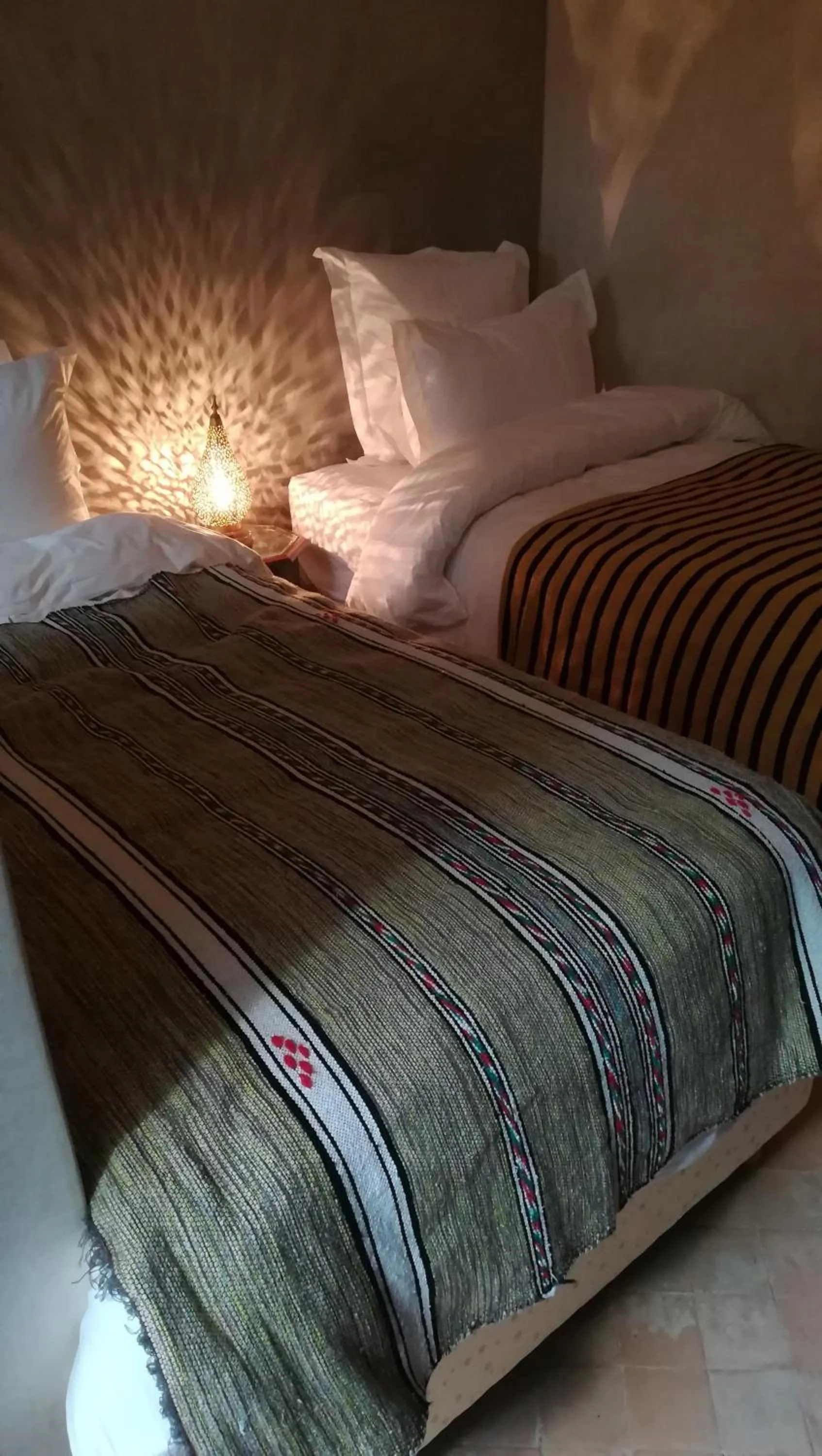 Bed in Riad Achwaq