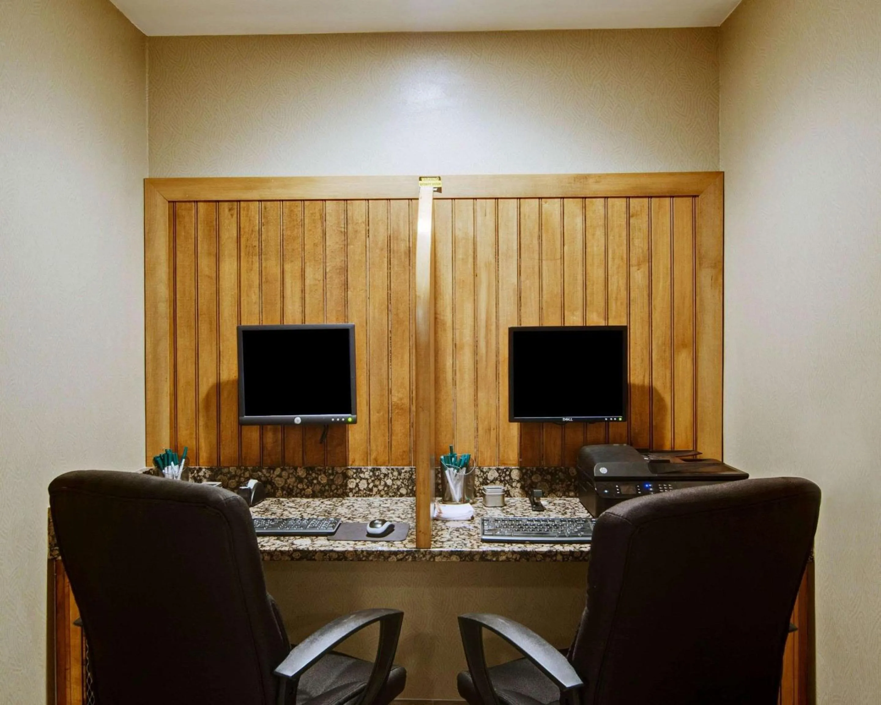 On site in Quality Inn Beckley