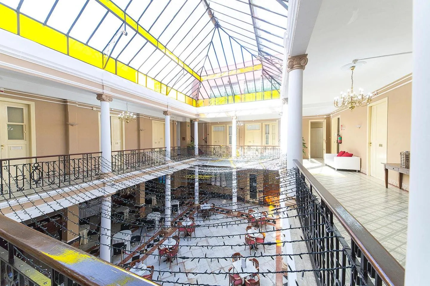 Patio in Hotel Aguere