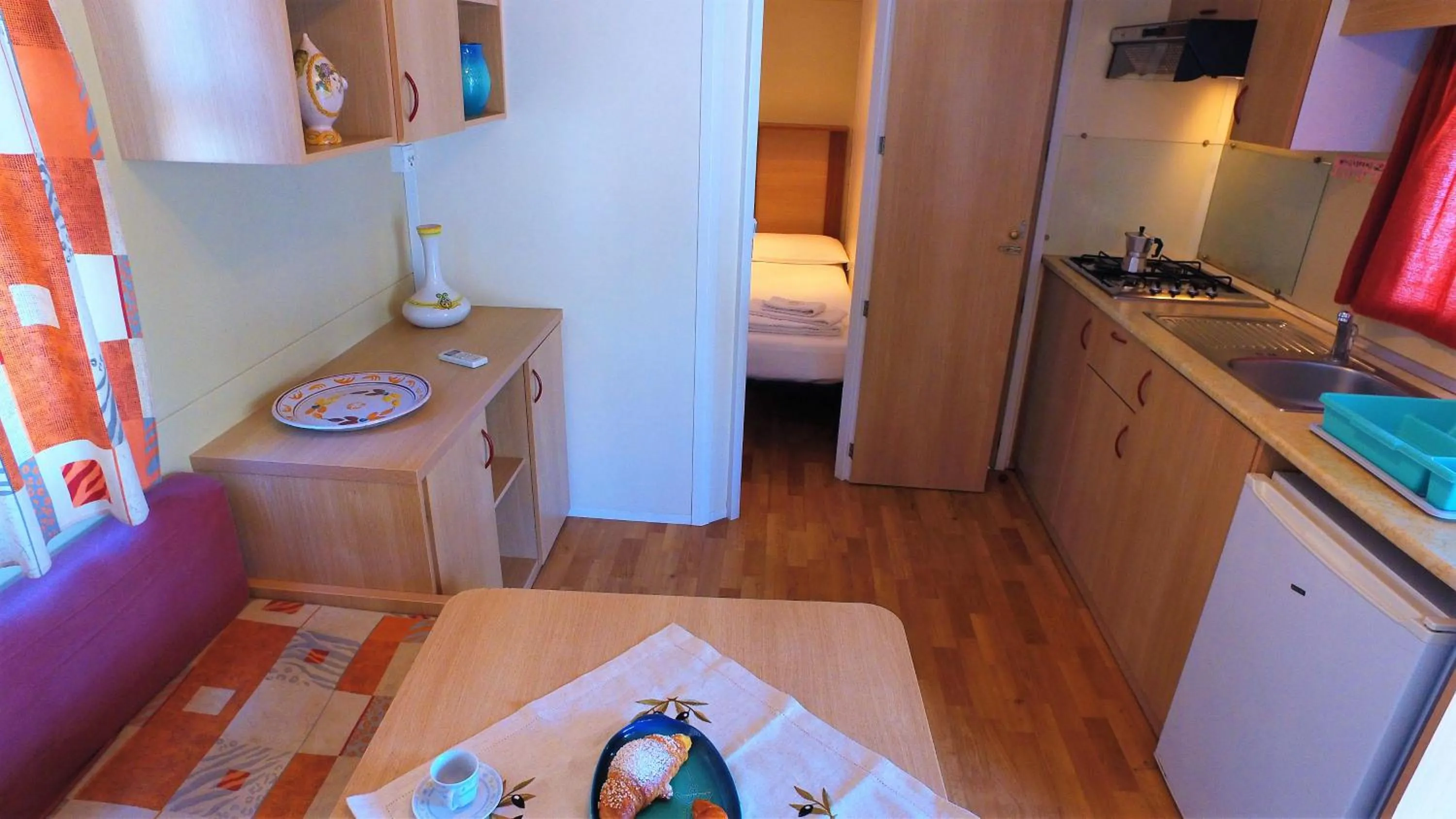 Kitchen or kitchenette in Camping Jonio