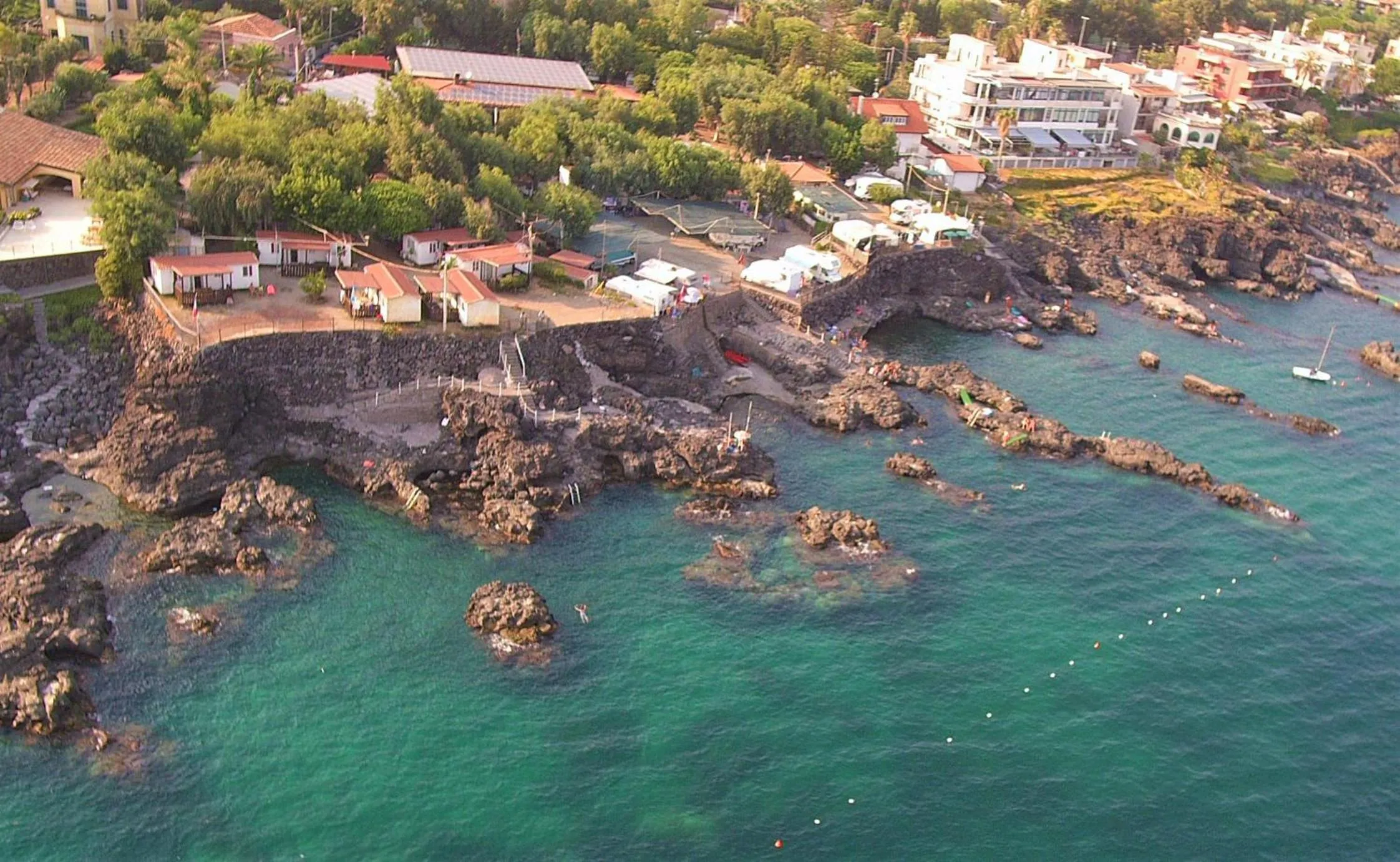 Bird's eye view in Camping Jonio