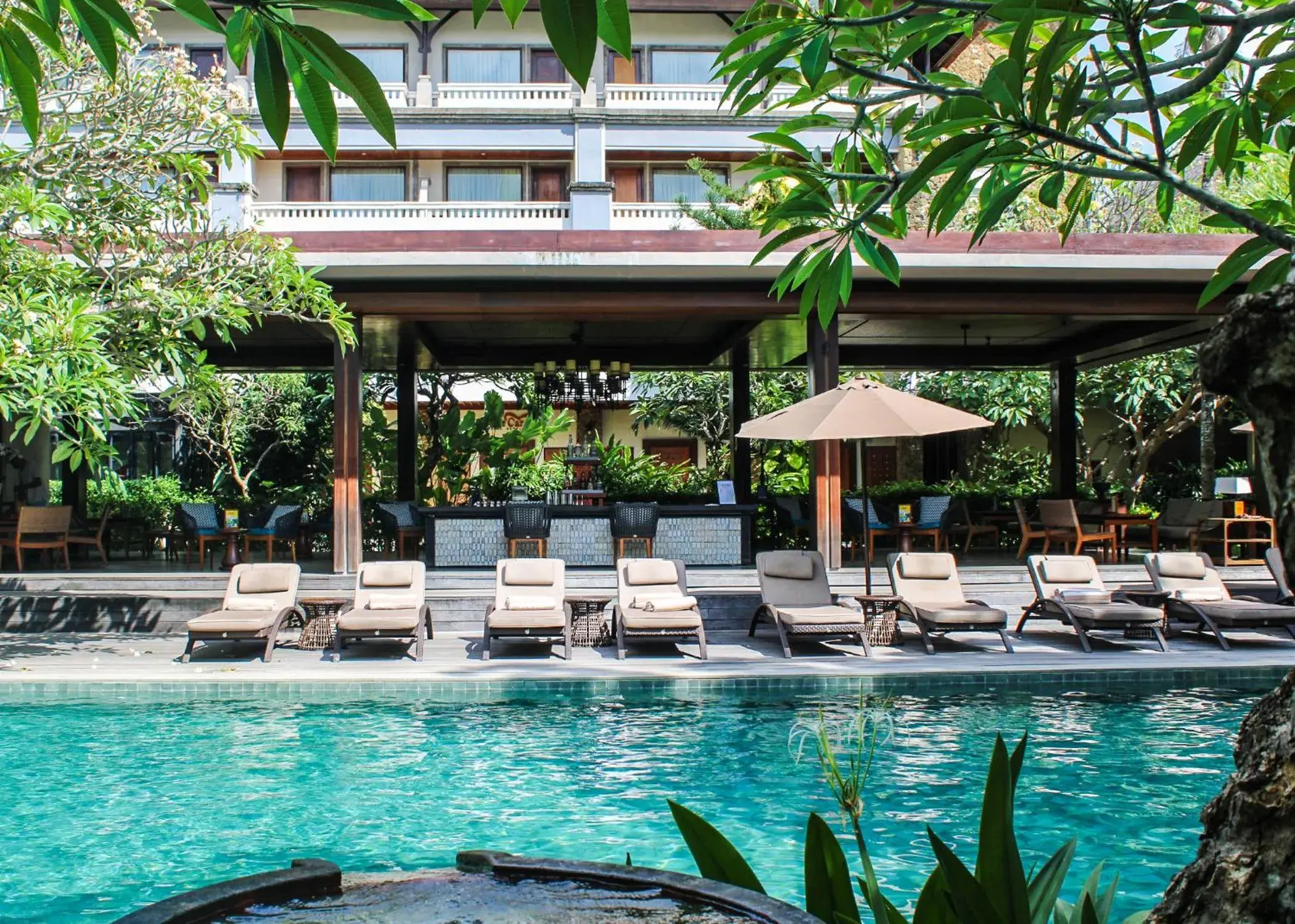 Lounge or bar, Swimming Pool in Ramayana Suites and Resort