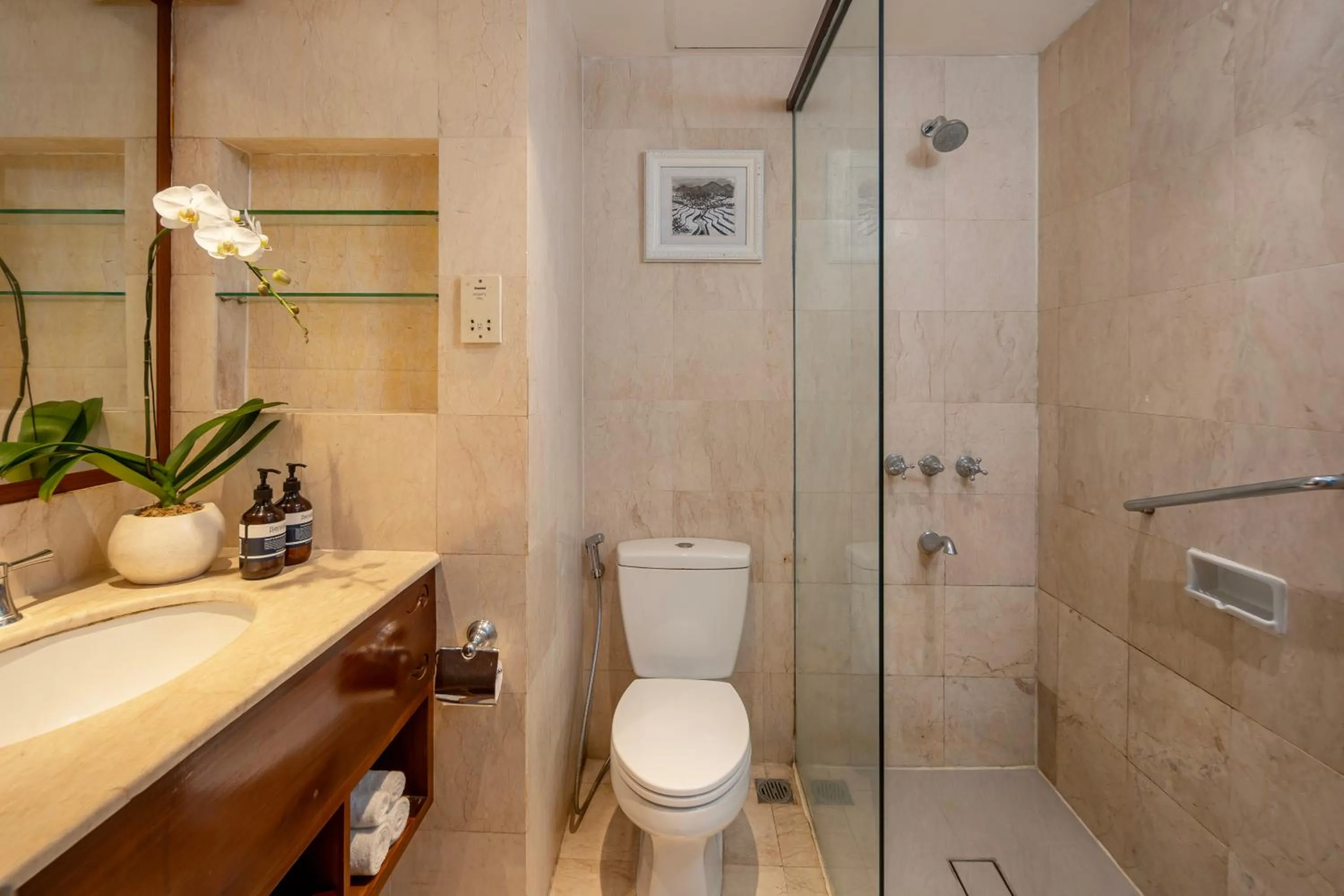Bathroom in Ramayana Suites and Resort