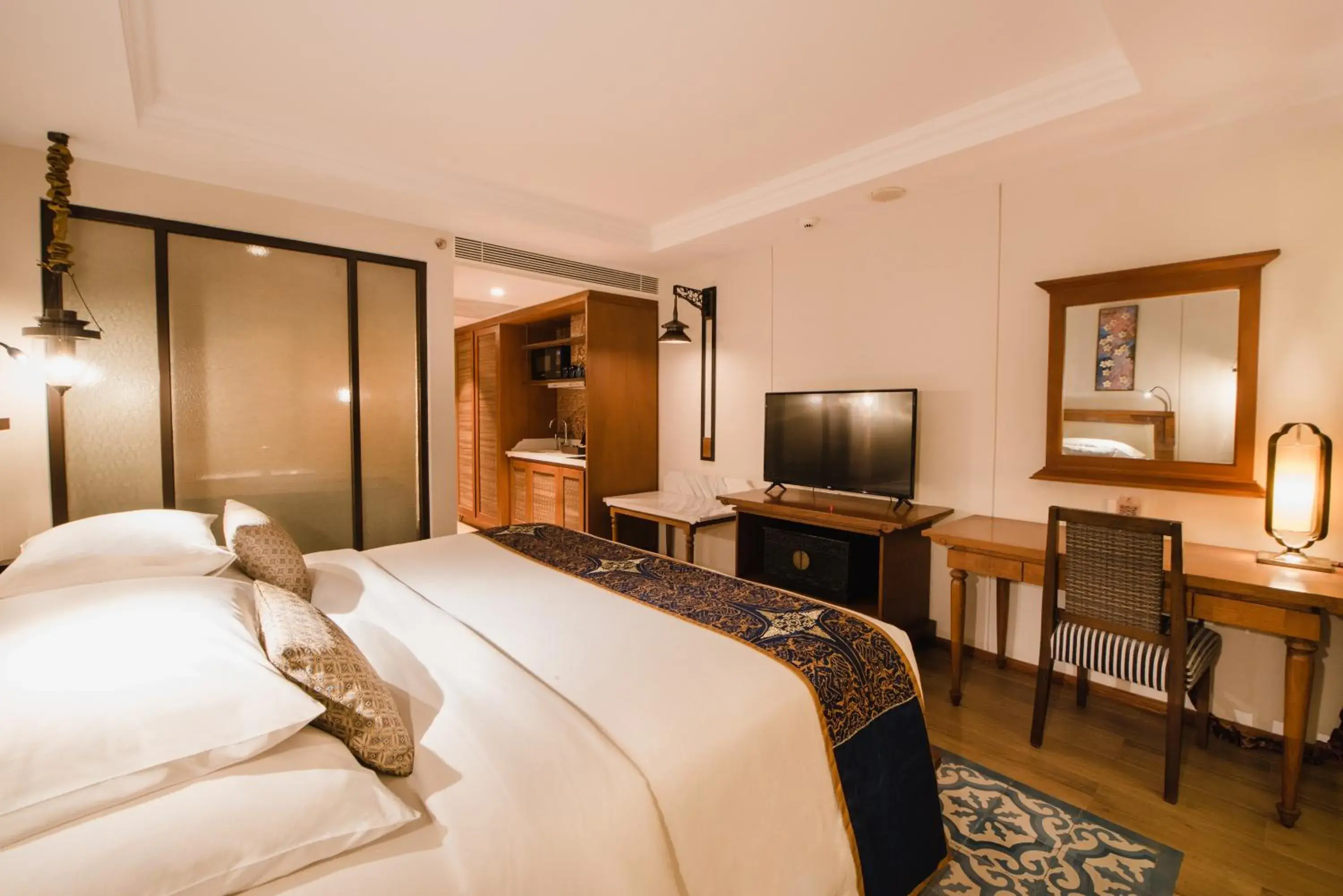 Bedroom in Ramayana Suites and Resort