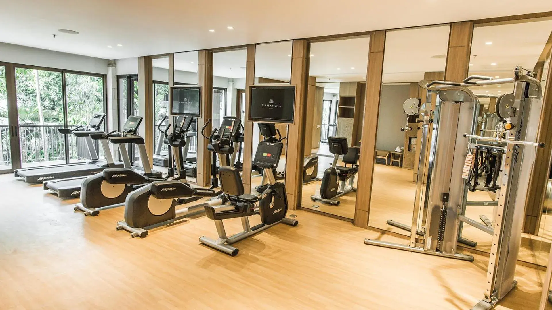 Property building, Fitness Center/Facilities in Ramayana Suites and Resort