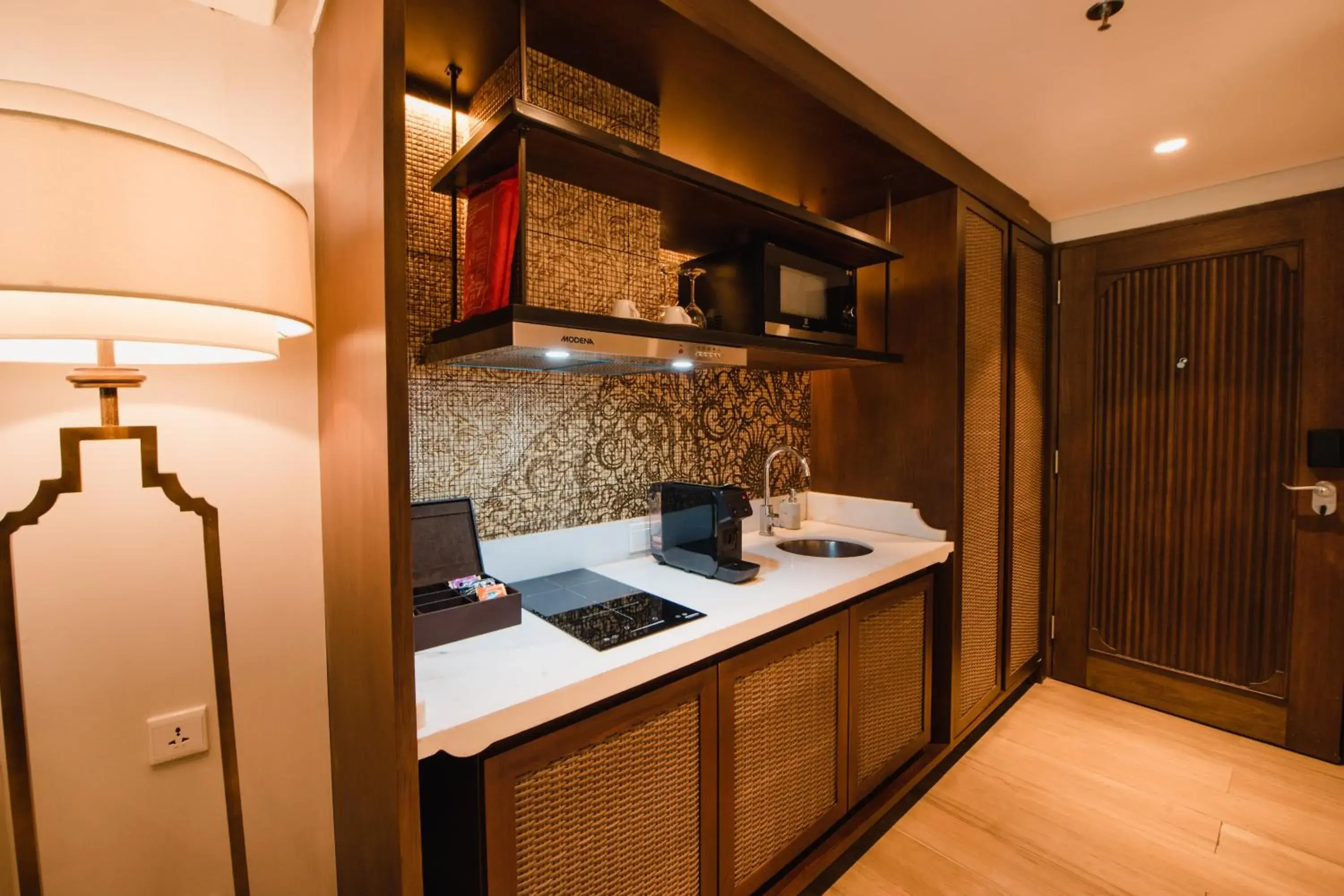 Kitchen or kitchenette in Ramayana Suites and Resort