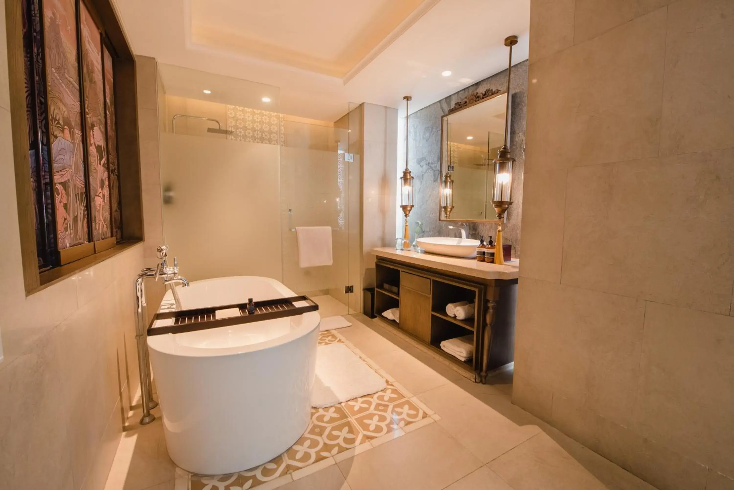 Bathroom in Ramayana Suites and Resort