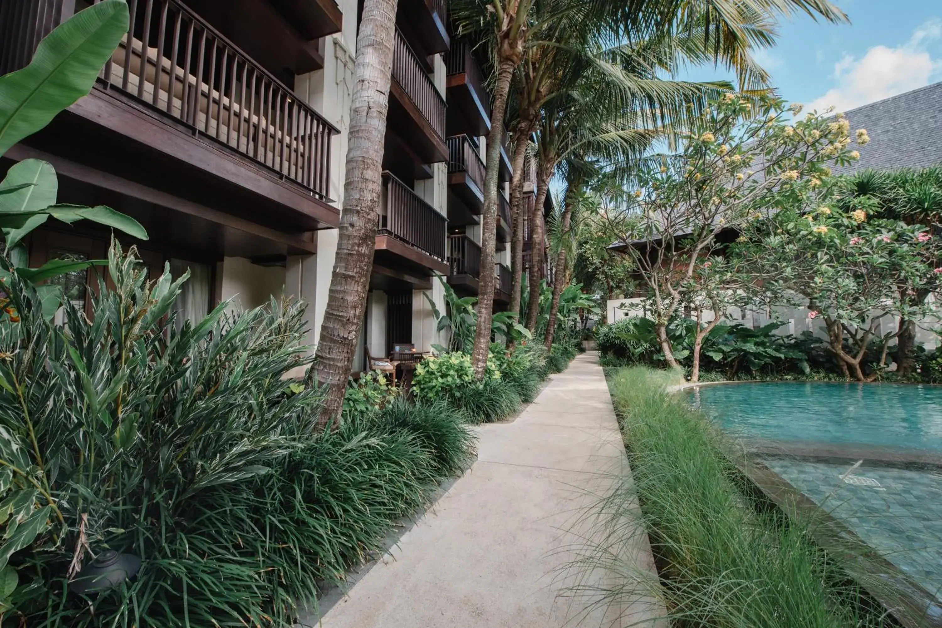 Garden, Property Building in Ramayana Suites and Resort