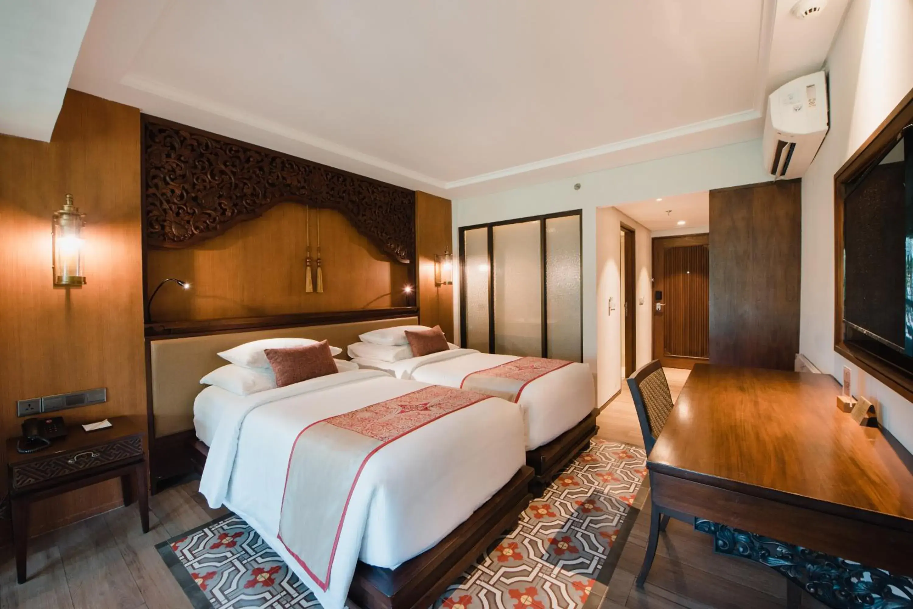 Bedroom, Bed in Ramayana Suites and Resort