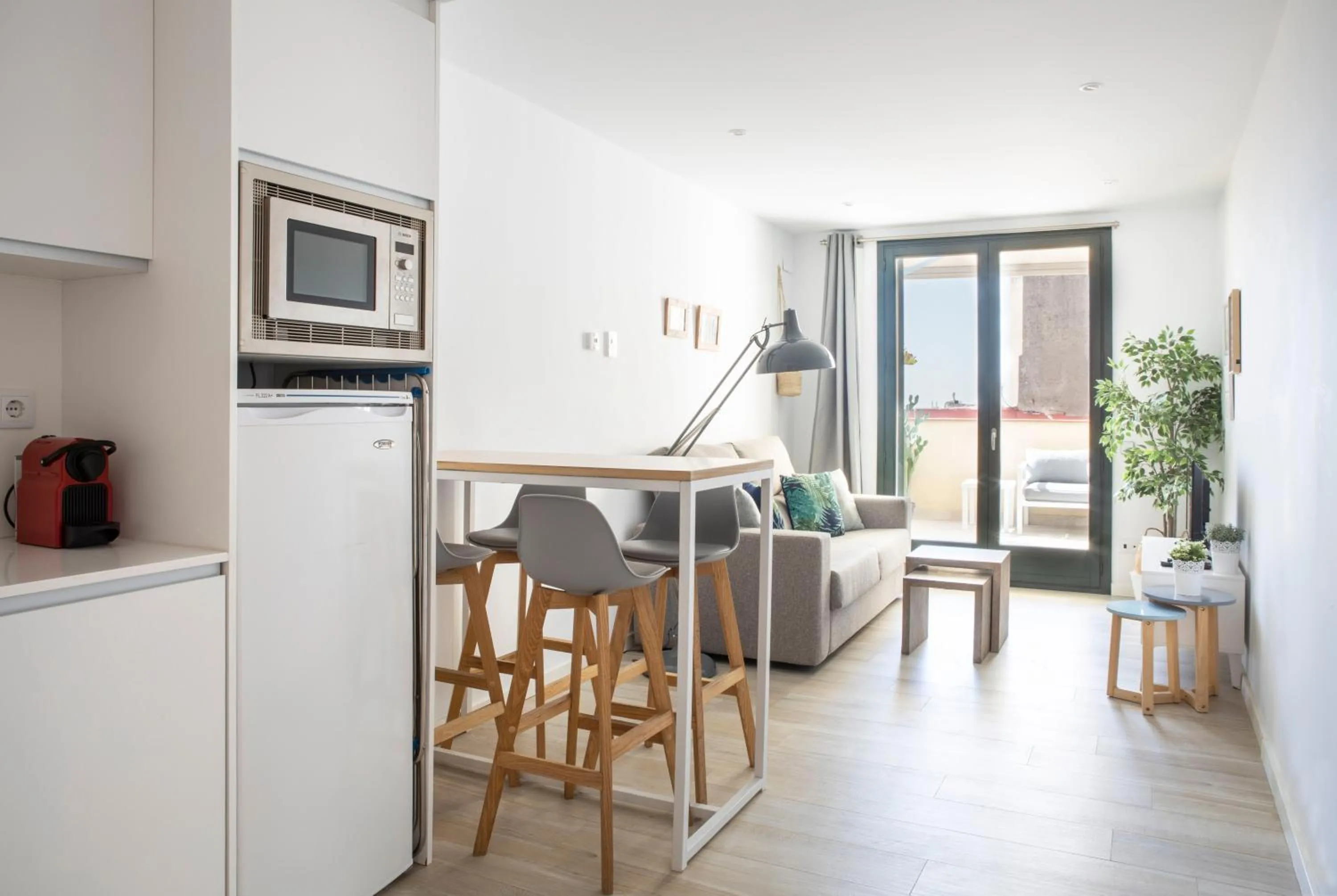 Balcony/Terrace in Urban Suites Sitges Apartments by PriorityVillas